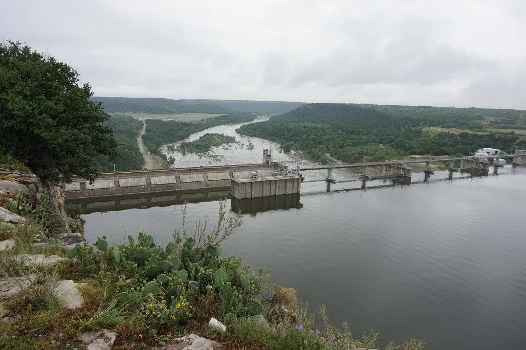 Amazing Morris Shepphard Dam is 19 stories high and 1/2 mile wide.