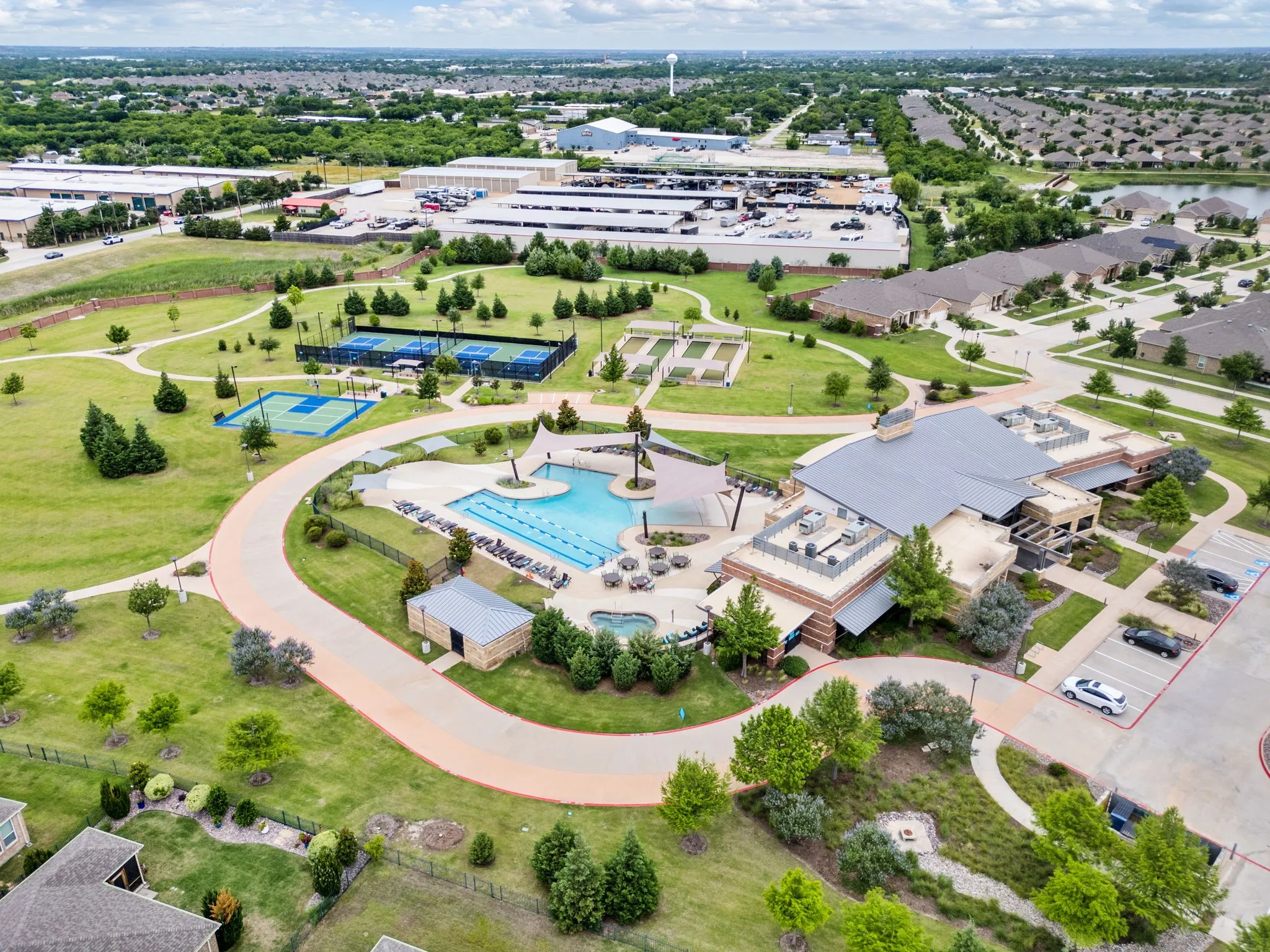 One of 3 Amenity Centers, Pools, Courts and more.