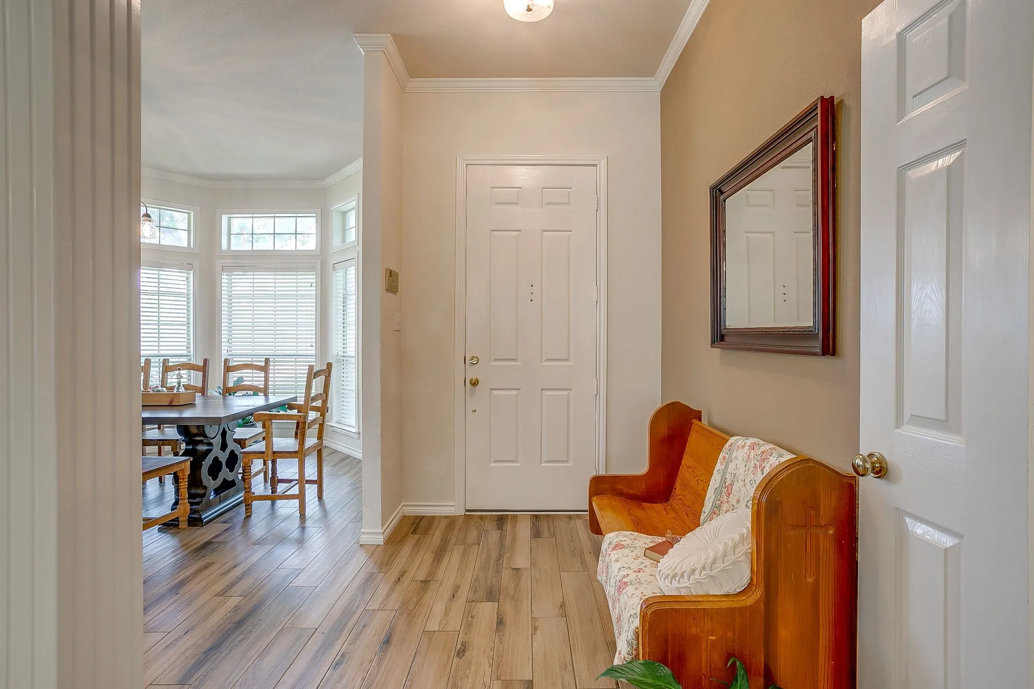 Entryway into home.