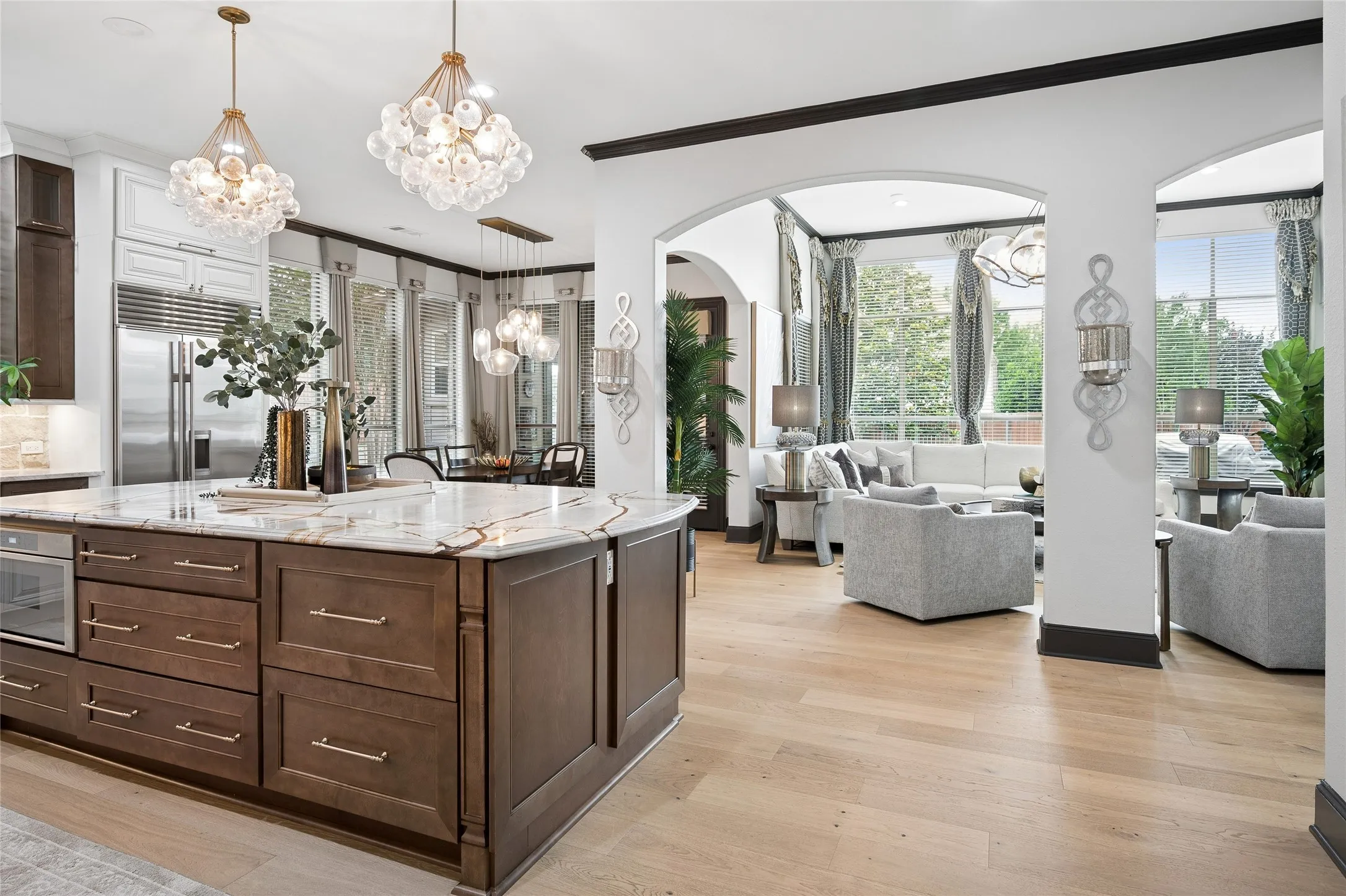 Open concept designed for casual living and entertainment