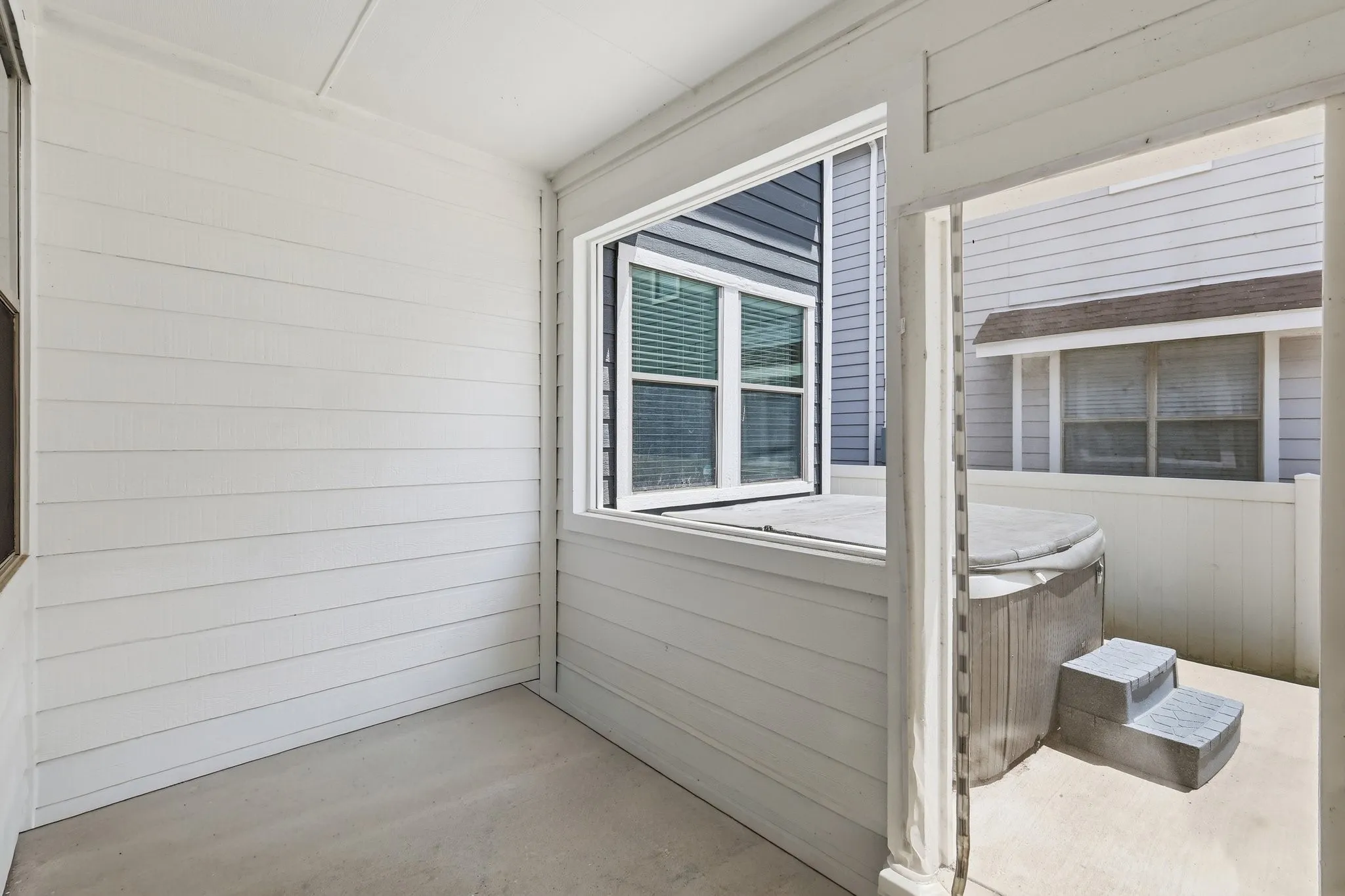 enclosed patio