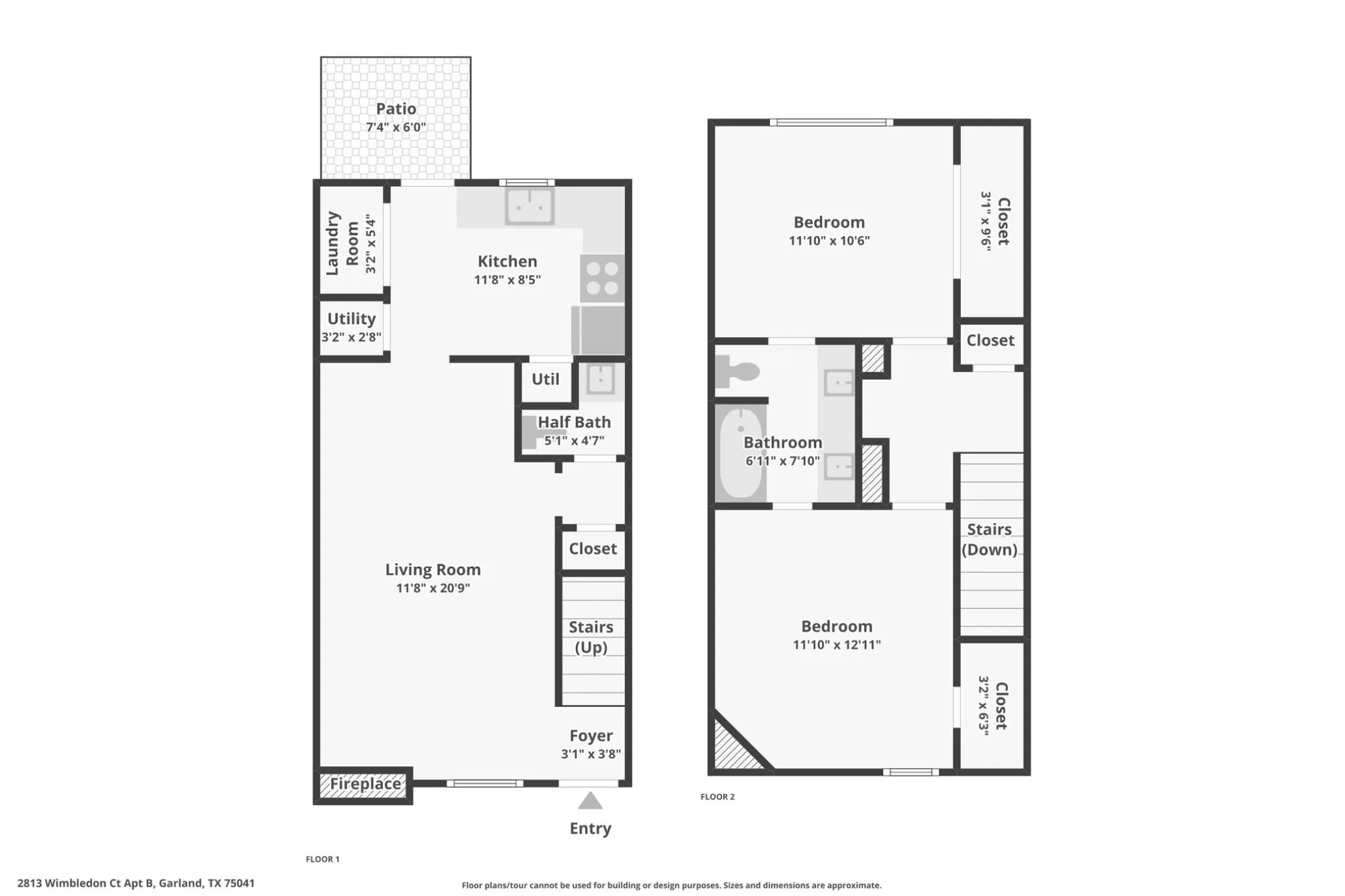 All Unit Floorplans Mirrored