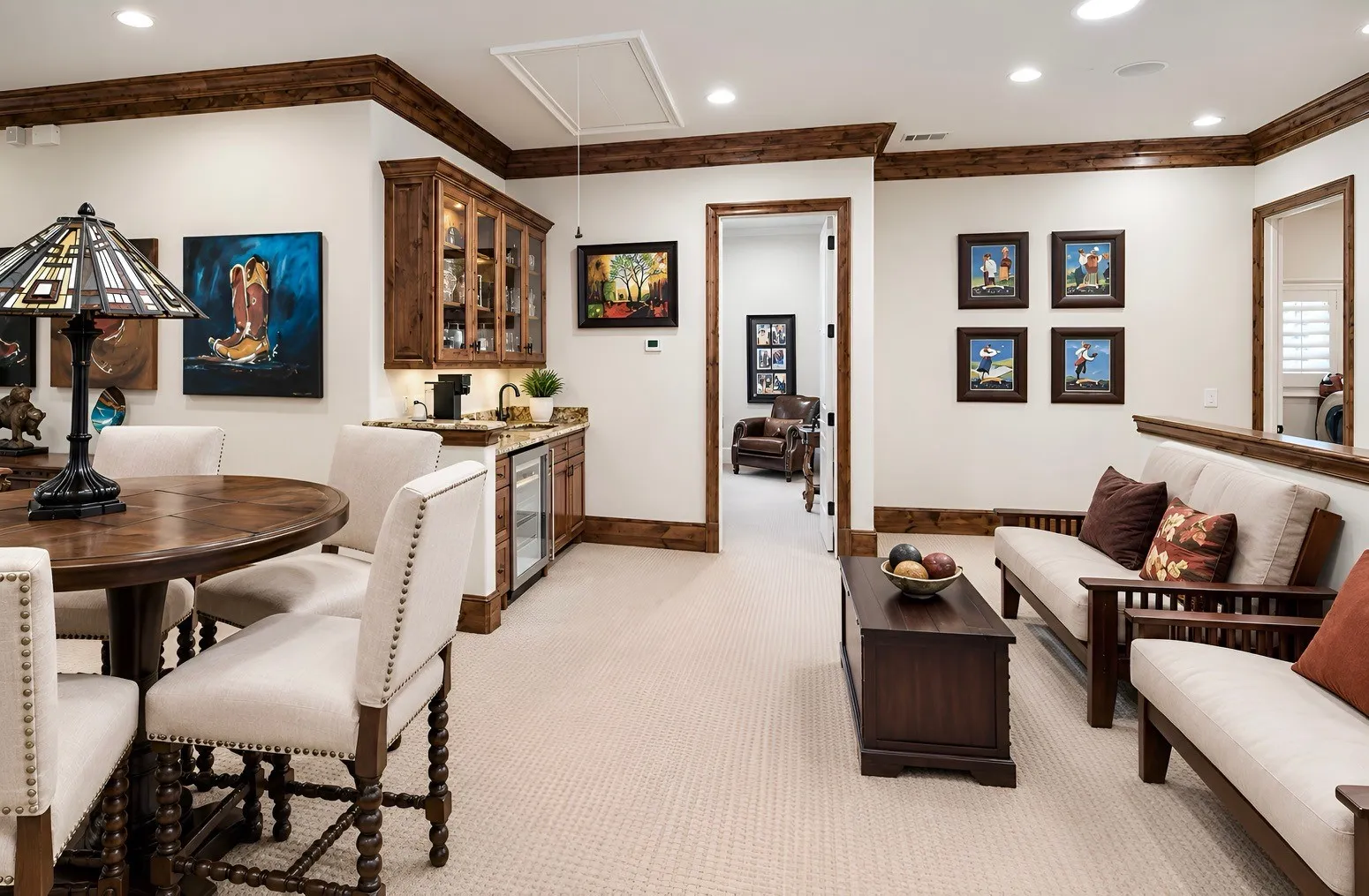 Recreation Room | Virtually Staged