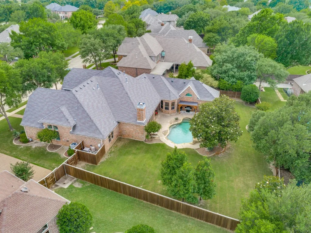 Almost a half acre to enjoy and situated on a short curving street.