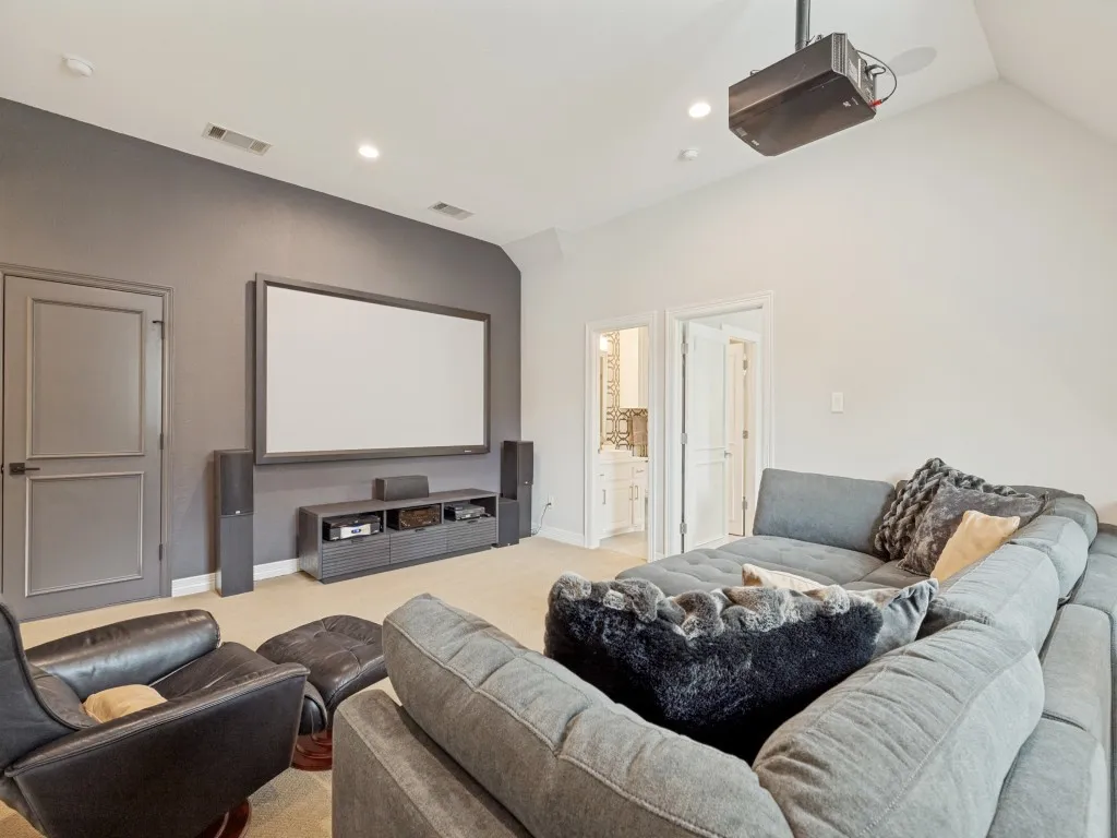 Media Room for friends and family movie night.