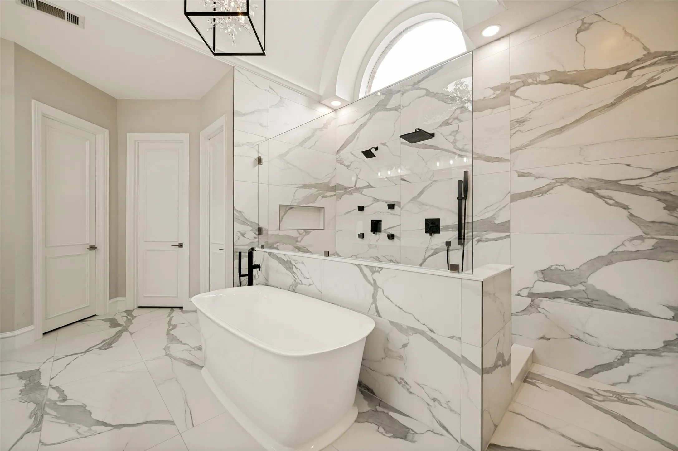 Totally recreated spa-like primary bath.