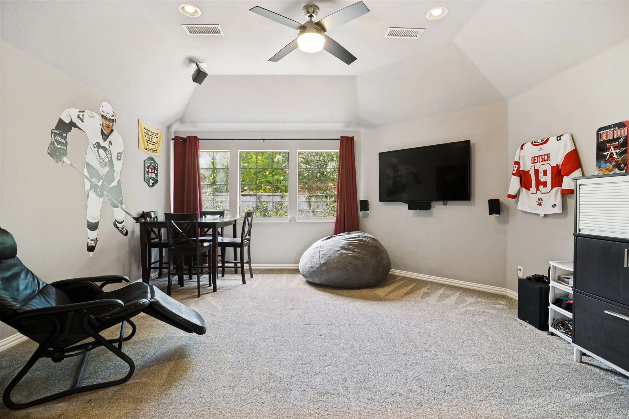 Upstairs second living room/game room/flex room