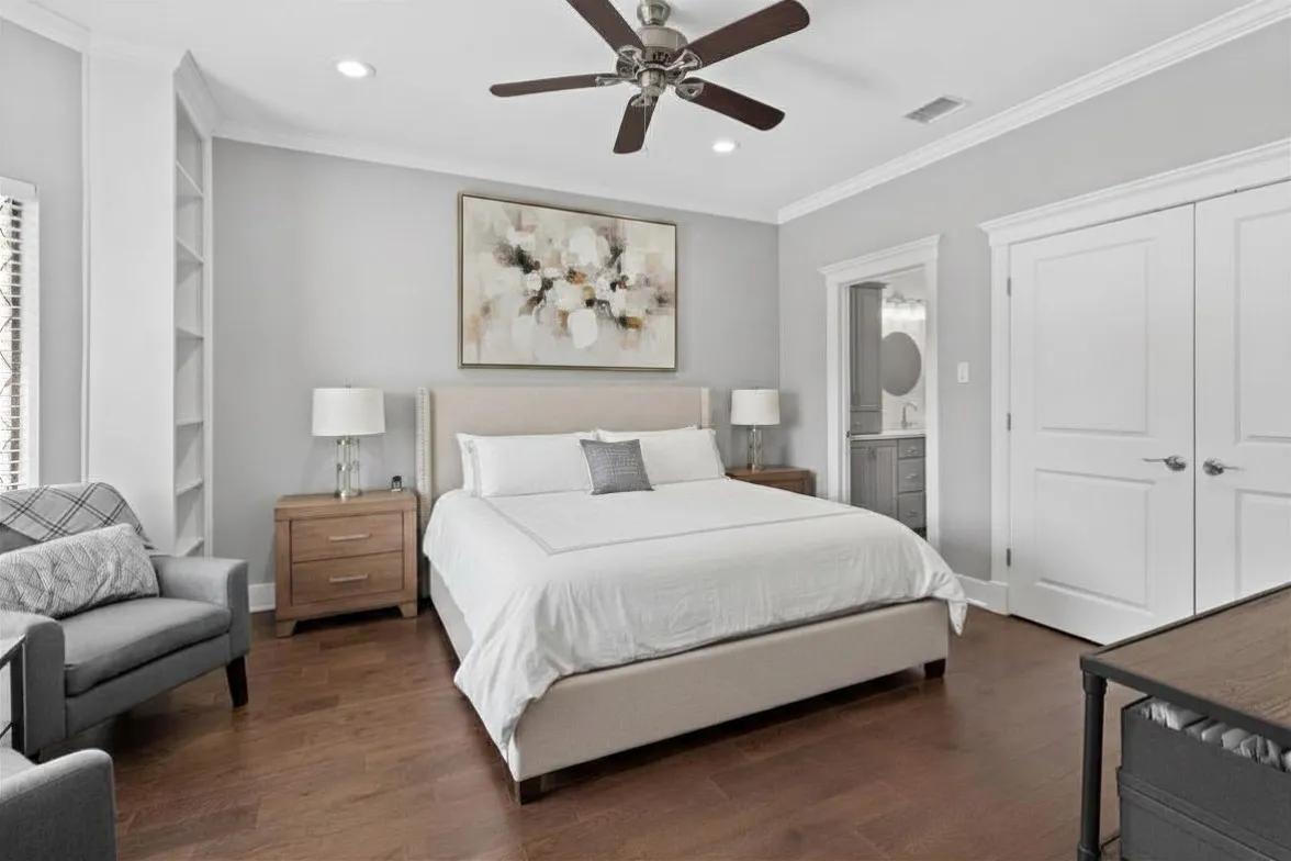 Bedroom 2 (Downstairs front of the home) with jack and jill ensuite