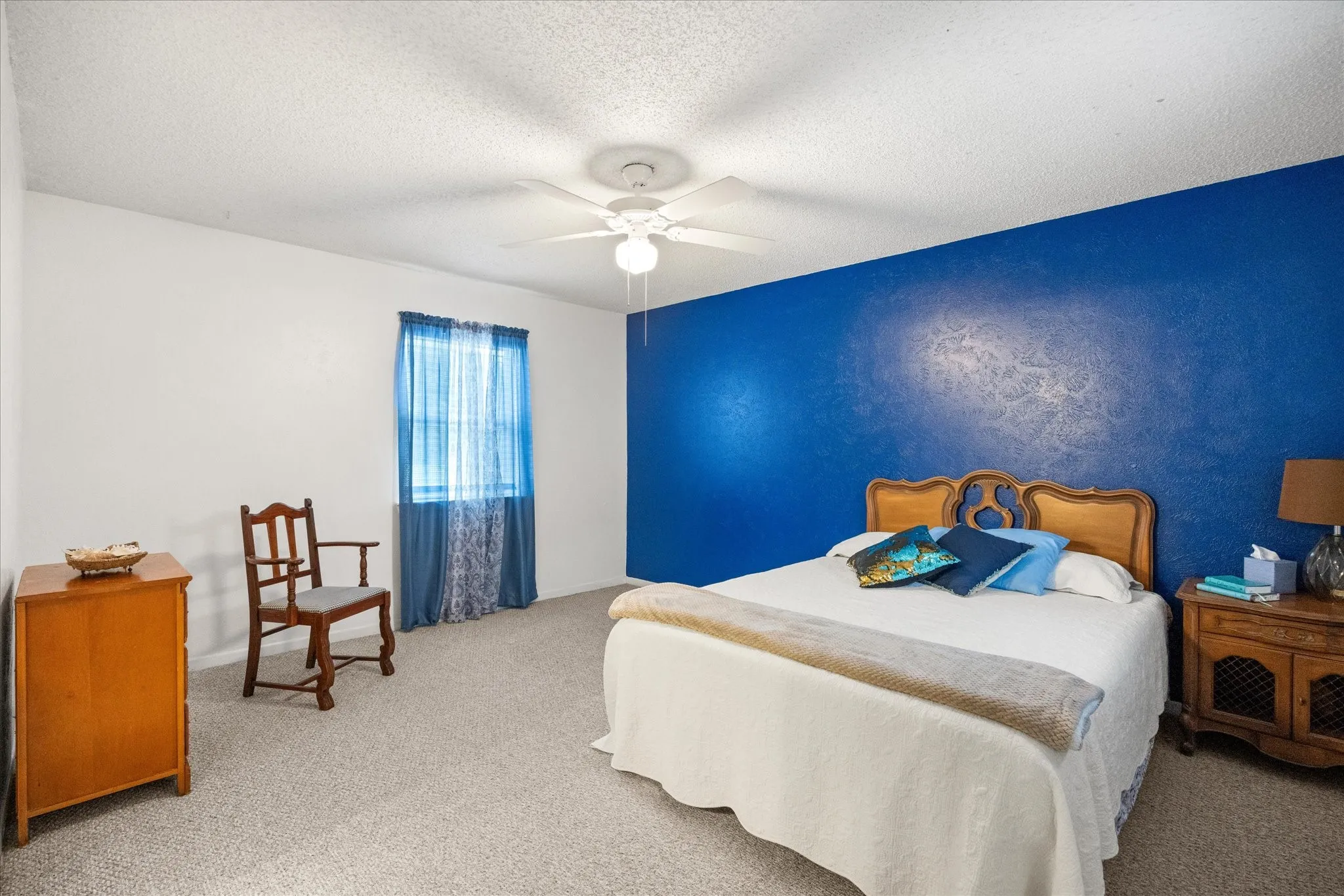 Large second bedroom upstairs.