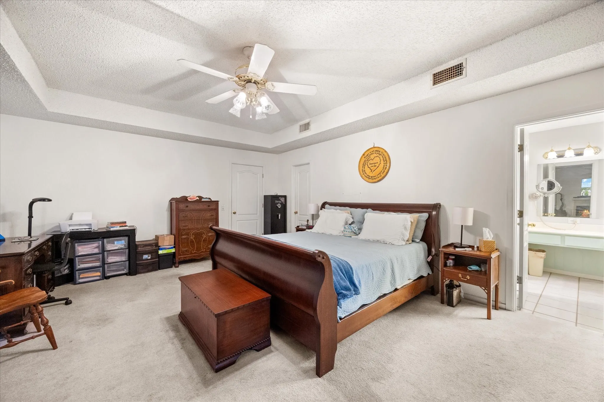 Another view of primary bedroom.