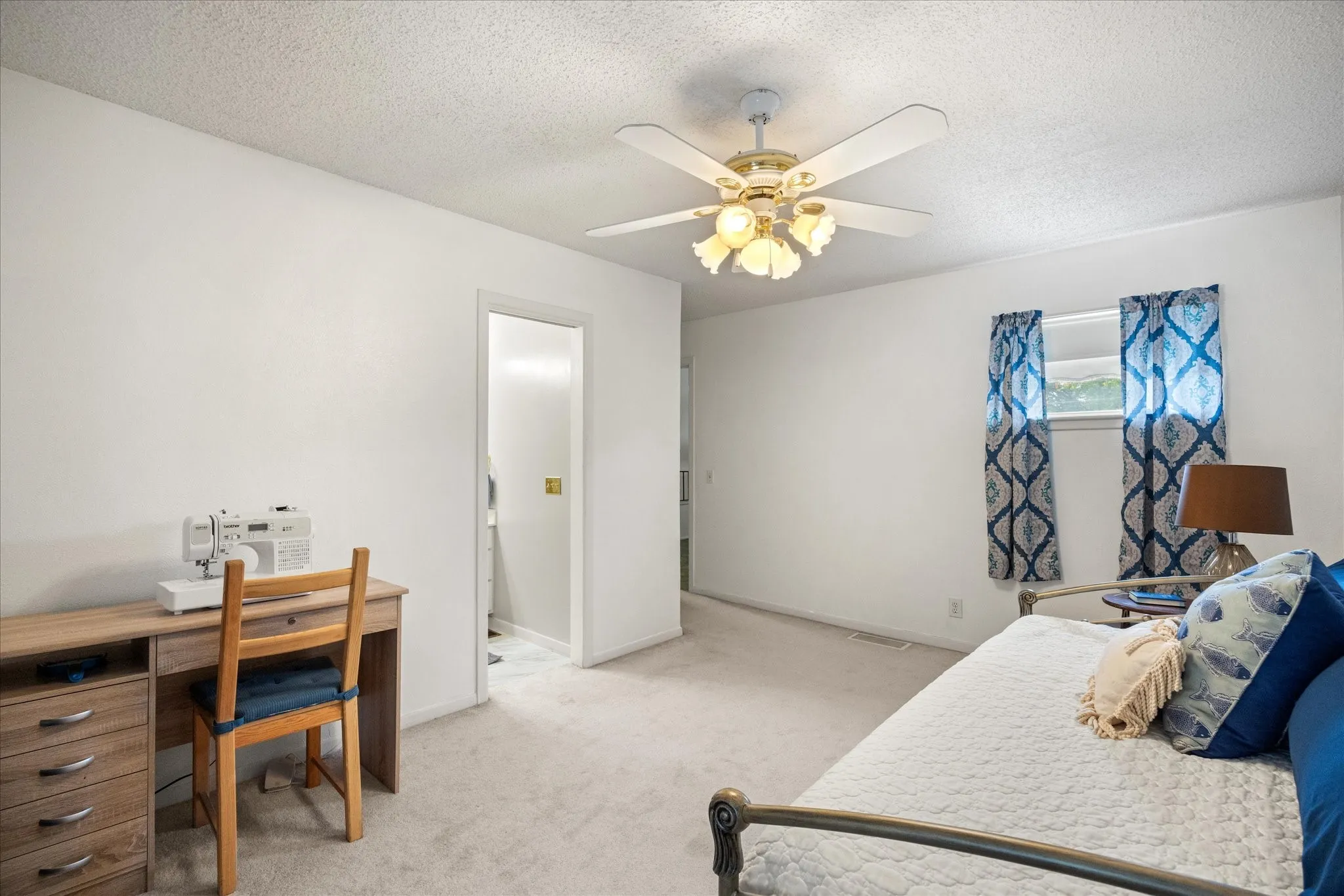 Another view of third bedroom.