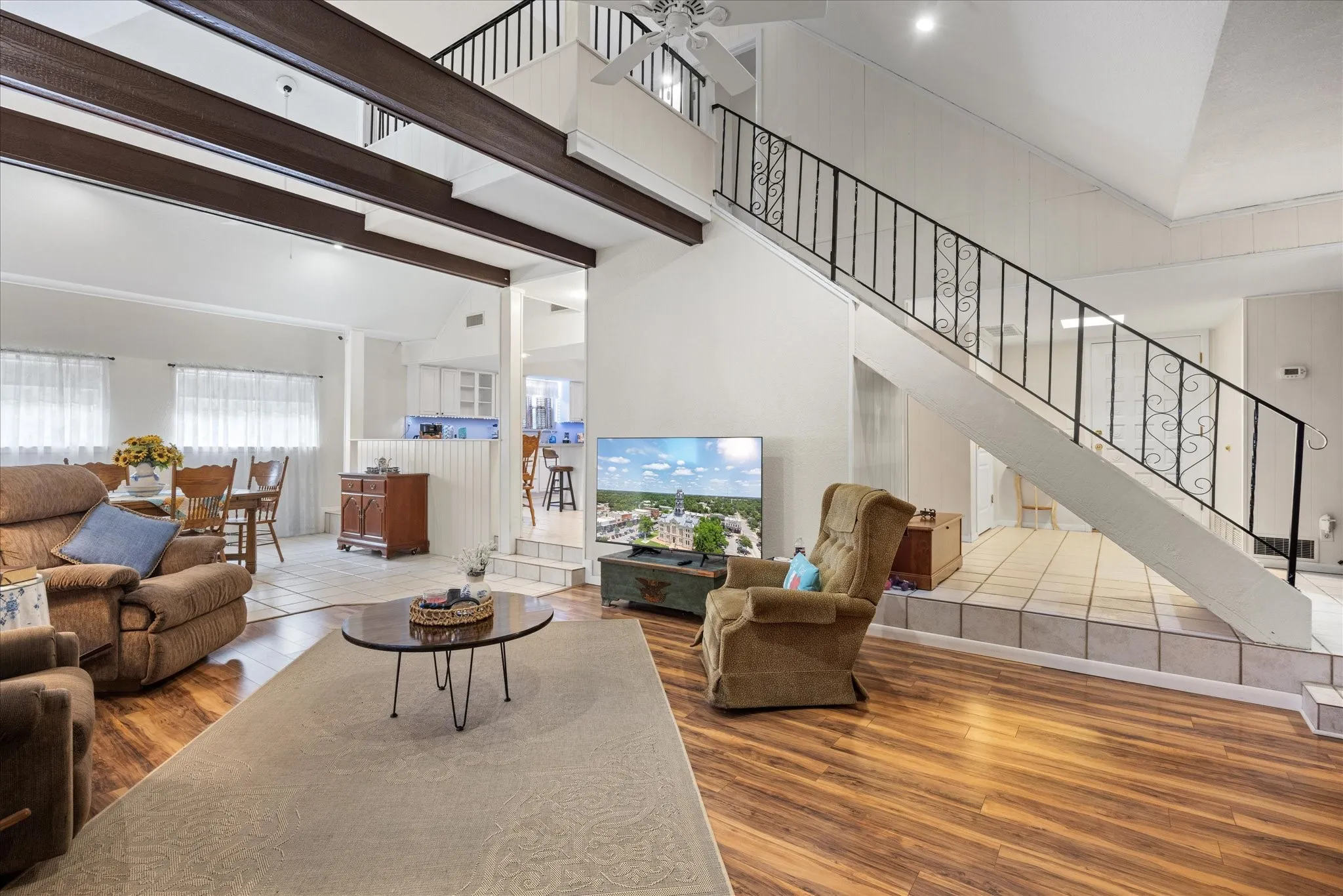 Outstanding living area.
