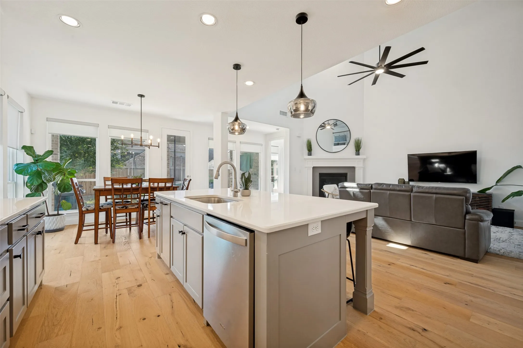 Open concept at its finest! Every primary gathering space is visually and spatially connected for both convenience and an openness needed for busy, everyday routines
