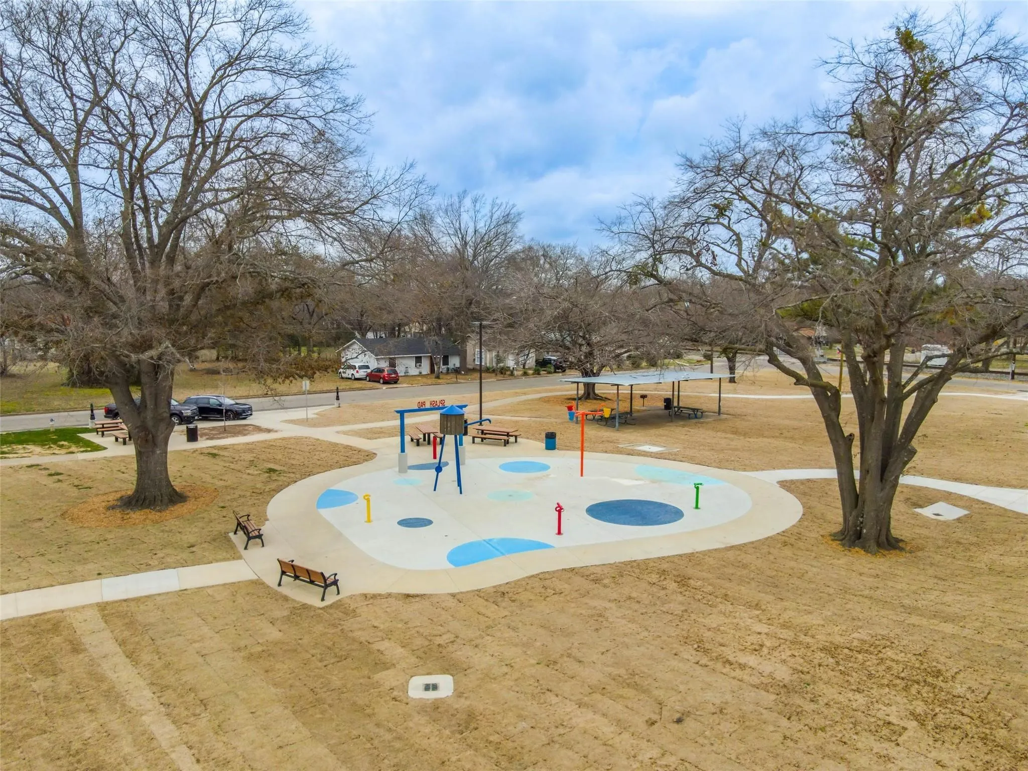 splash pad at Pacific Park