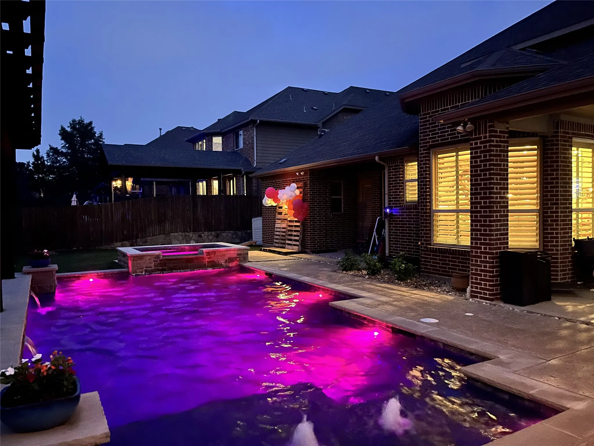 Pool with LED Lighting