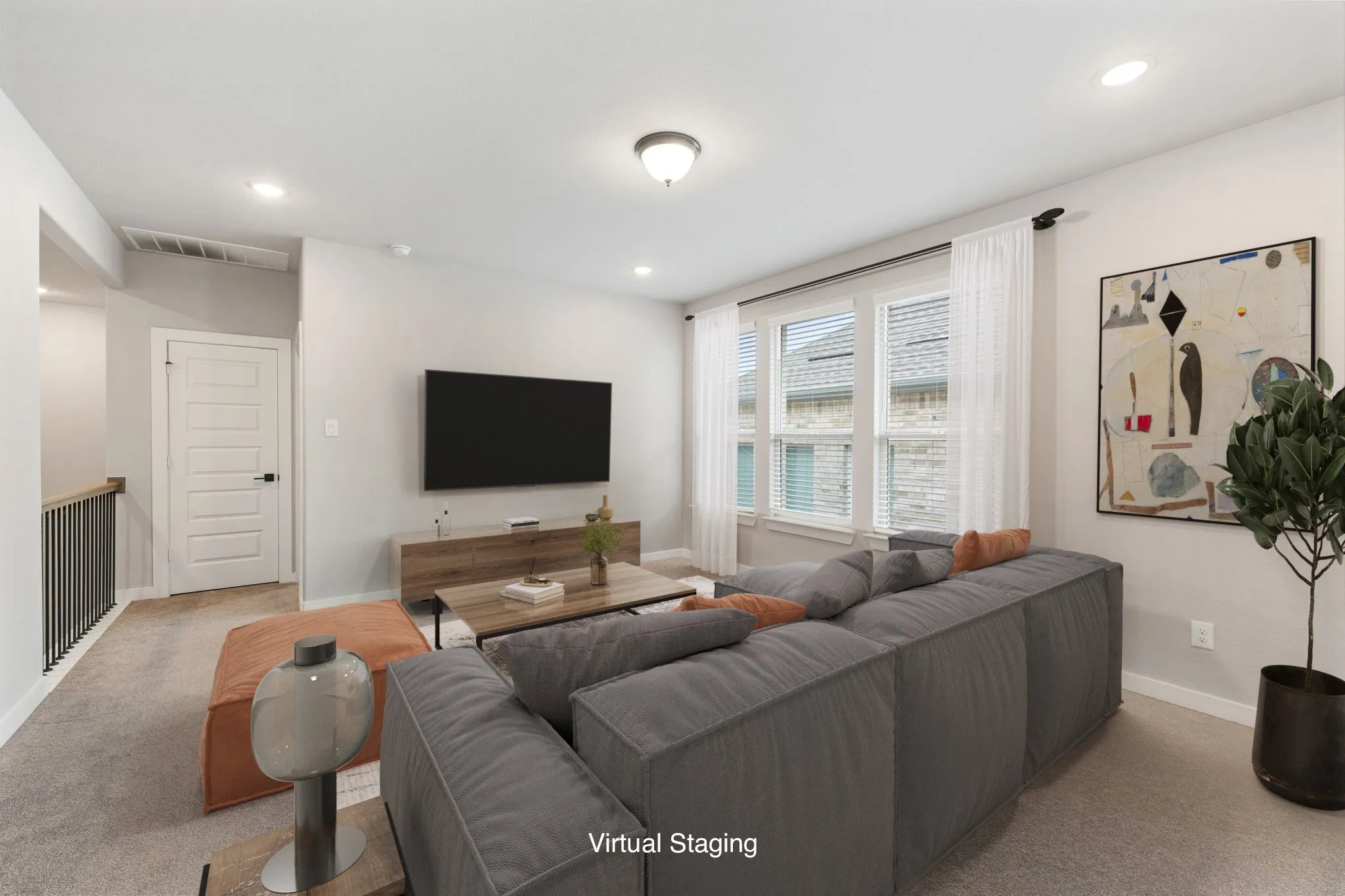 second floor living area