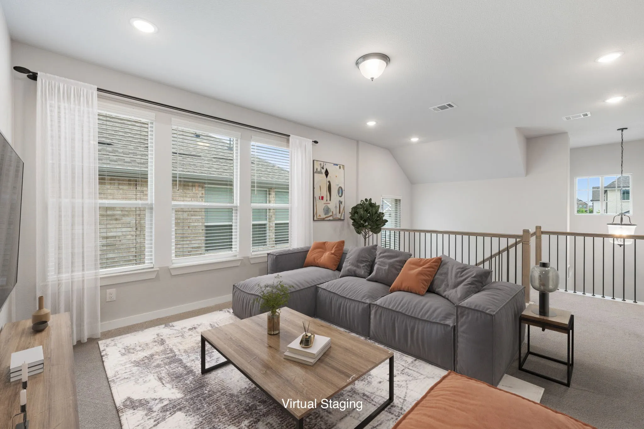 second floor living area