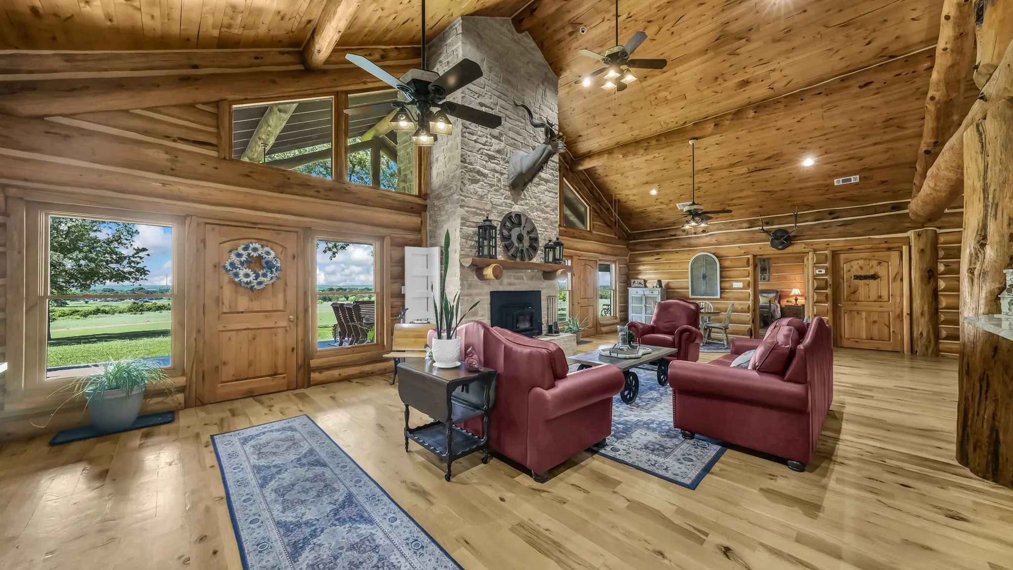Large spacious open floor plan.