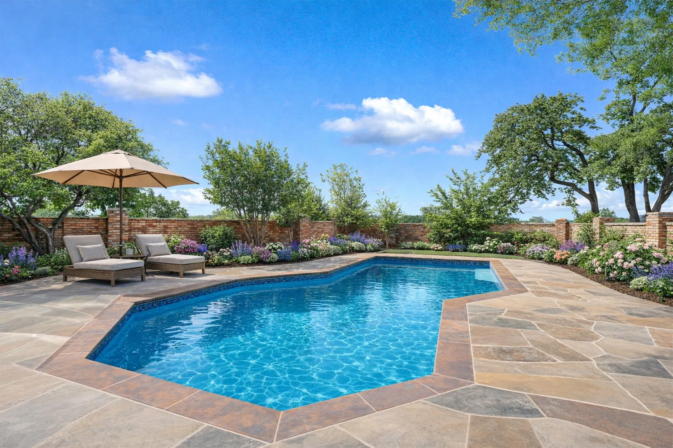 Staged Pool