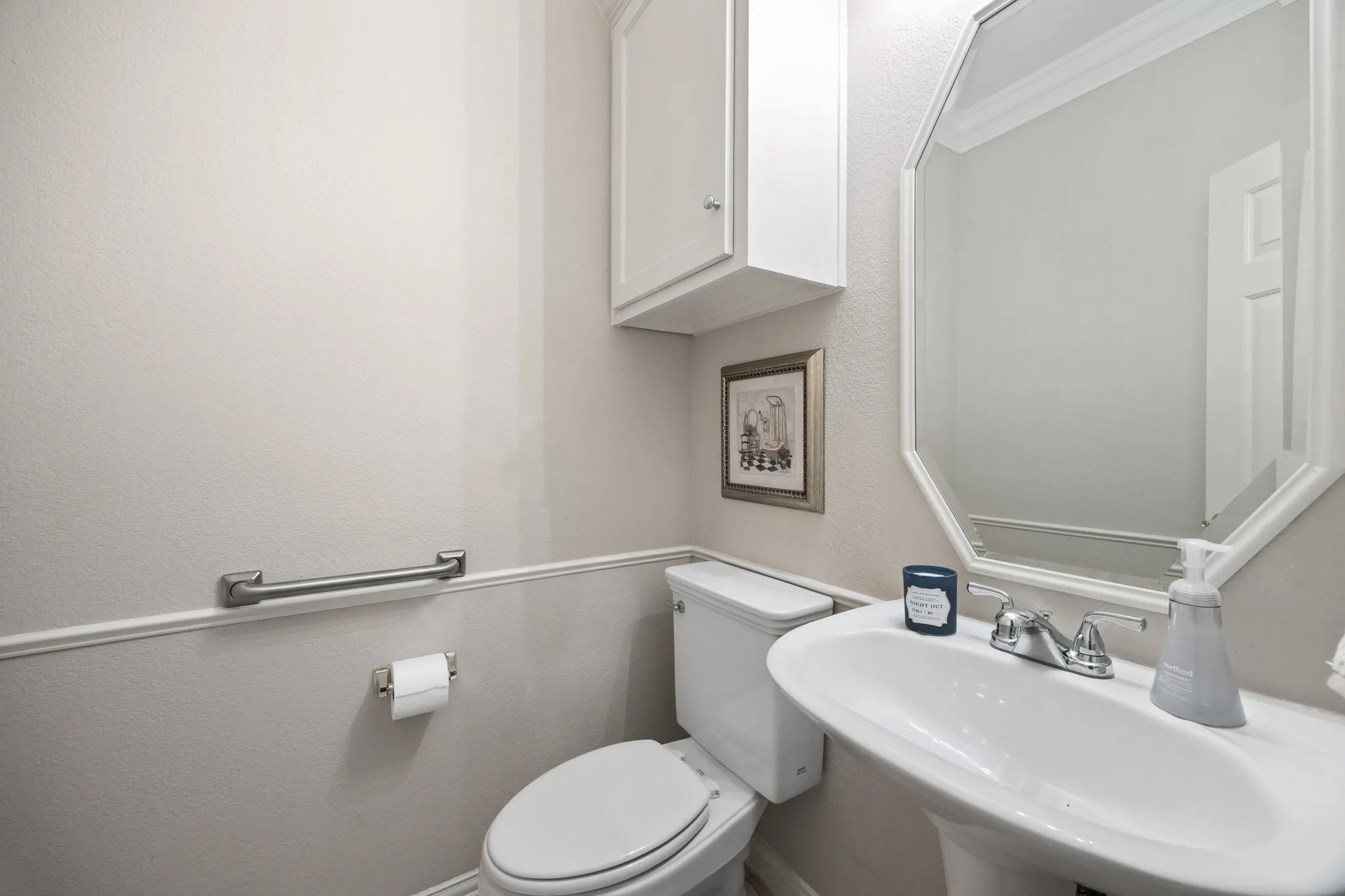 Downstairs half bath