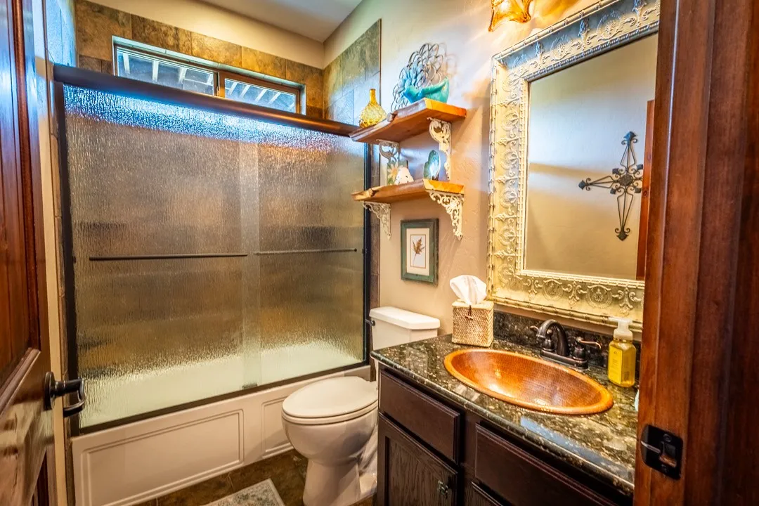 Hallway bathroom