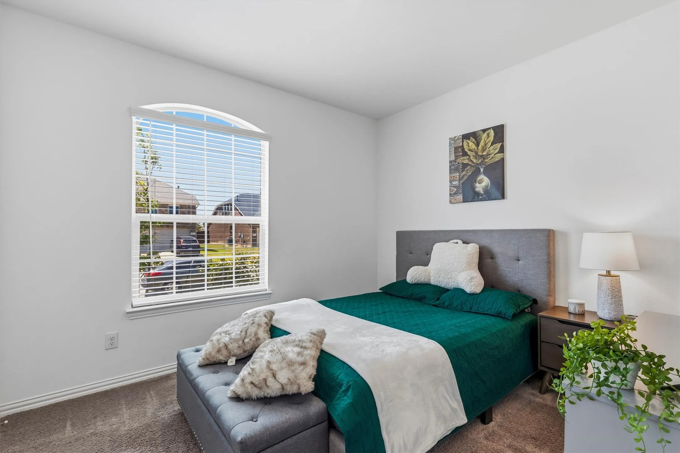 One of Four Bedrooms with closet