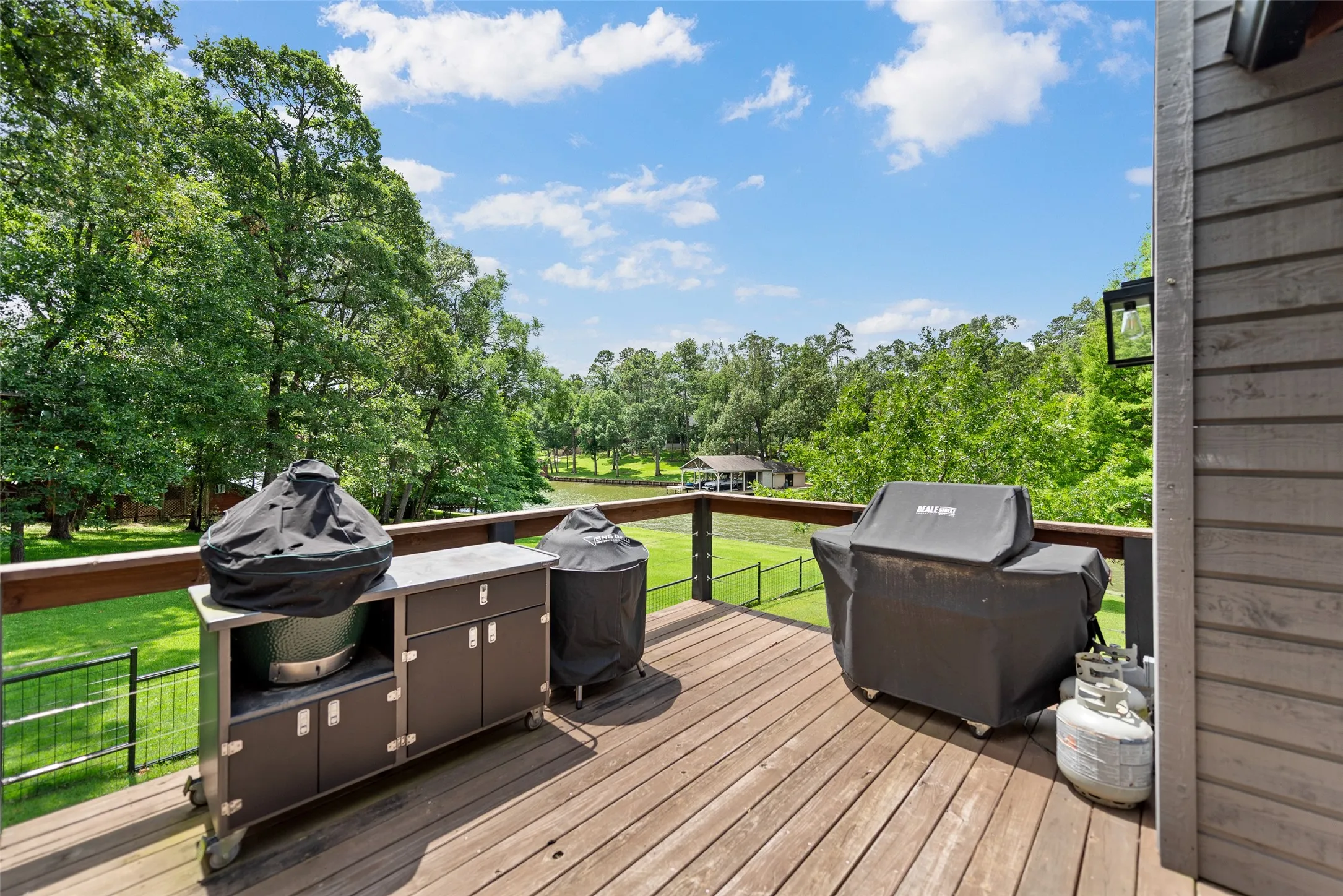 BBQ Area off Screened Porch