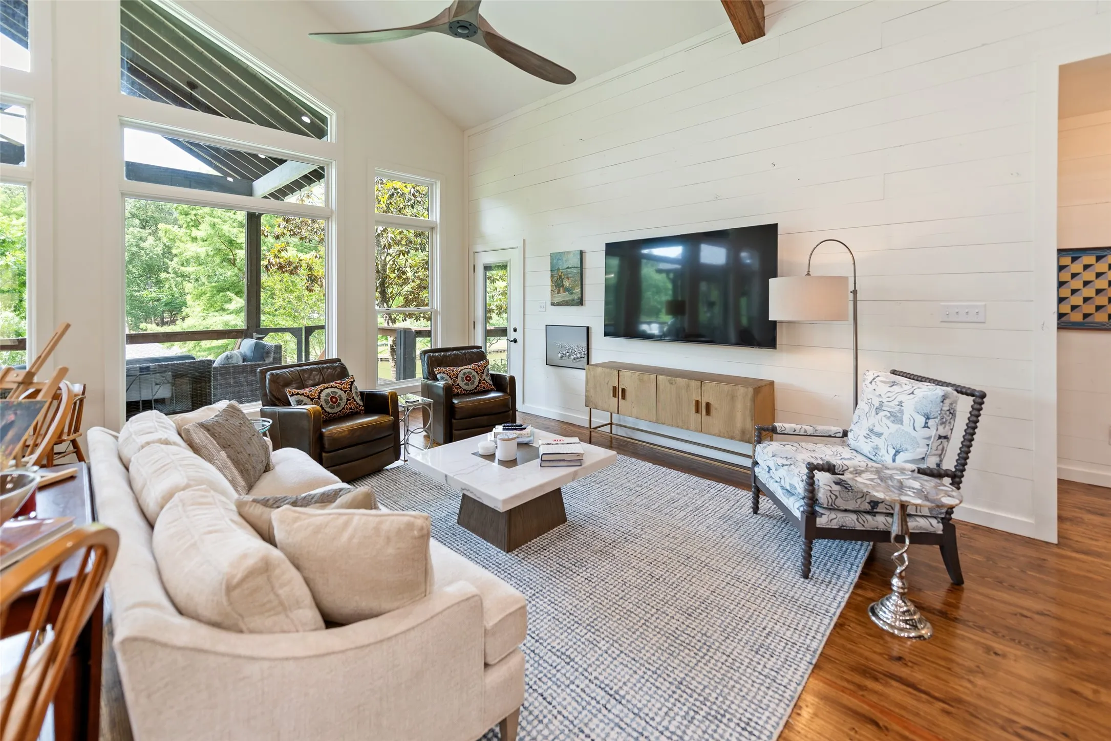 Seating area in Great Room