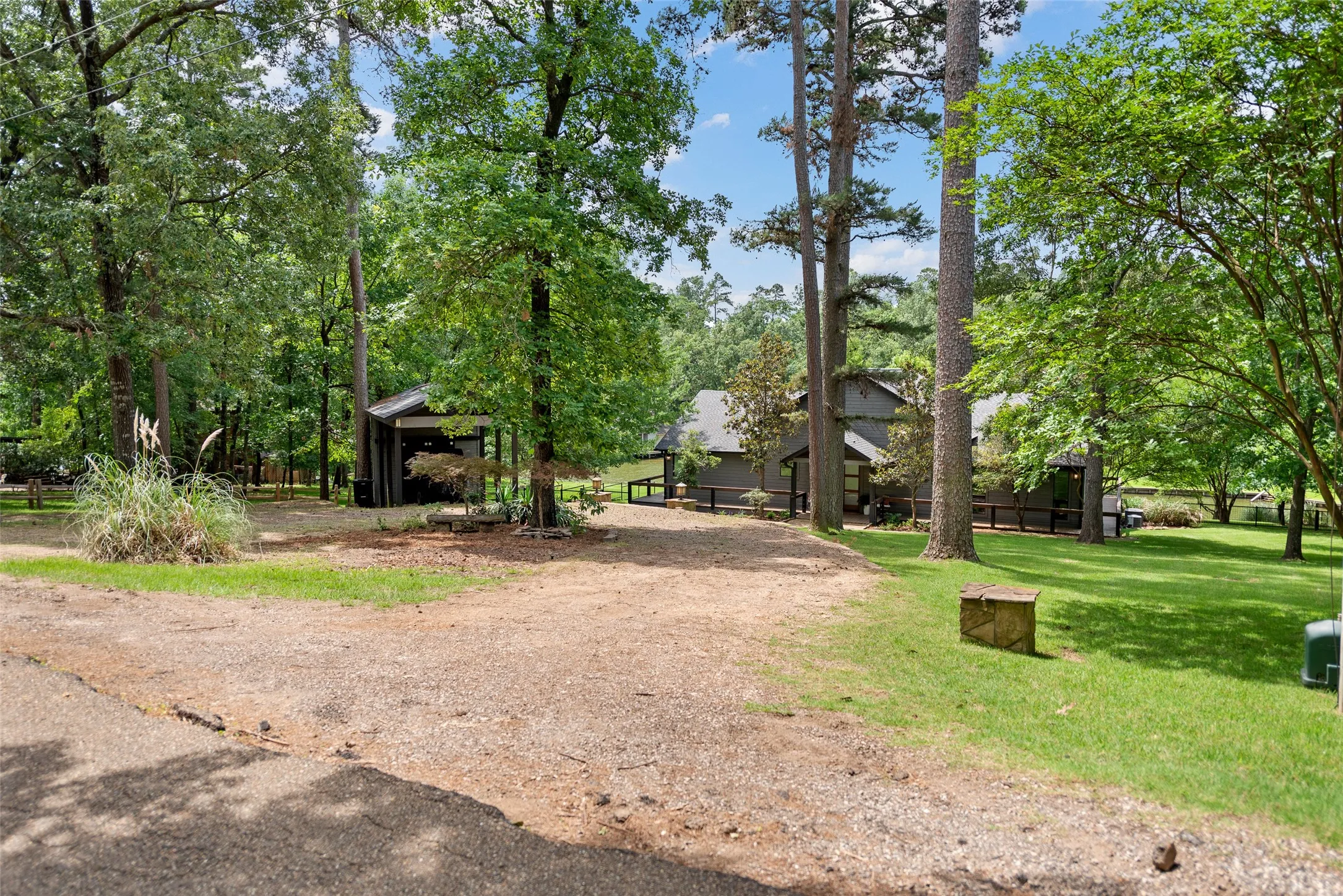 Wooded Lot with Circle Drive