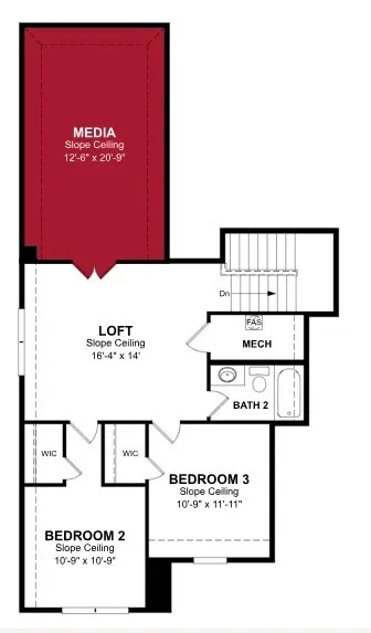 Beazer Homes Valencia on the Lake Avalon Floorplan.
