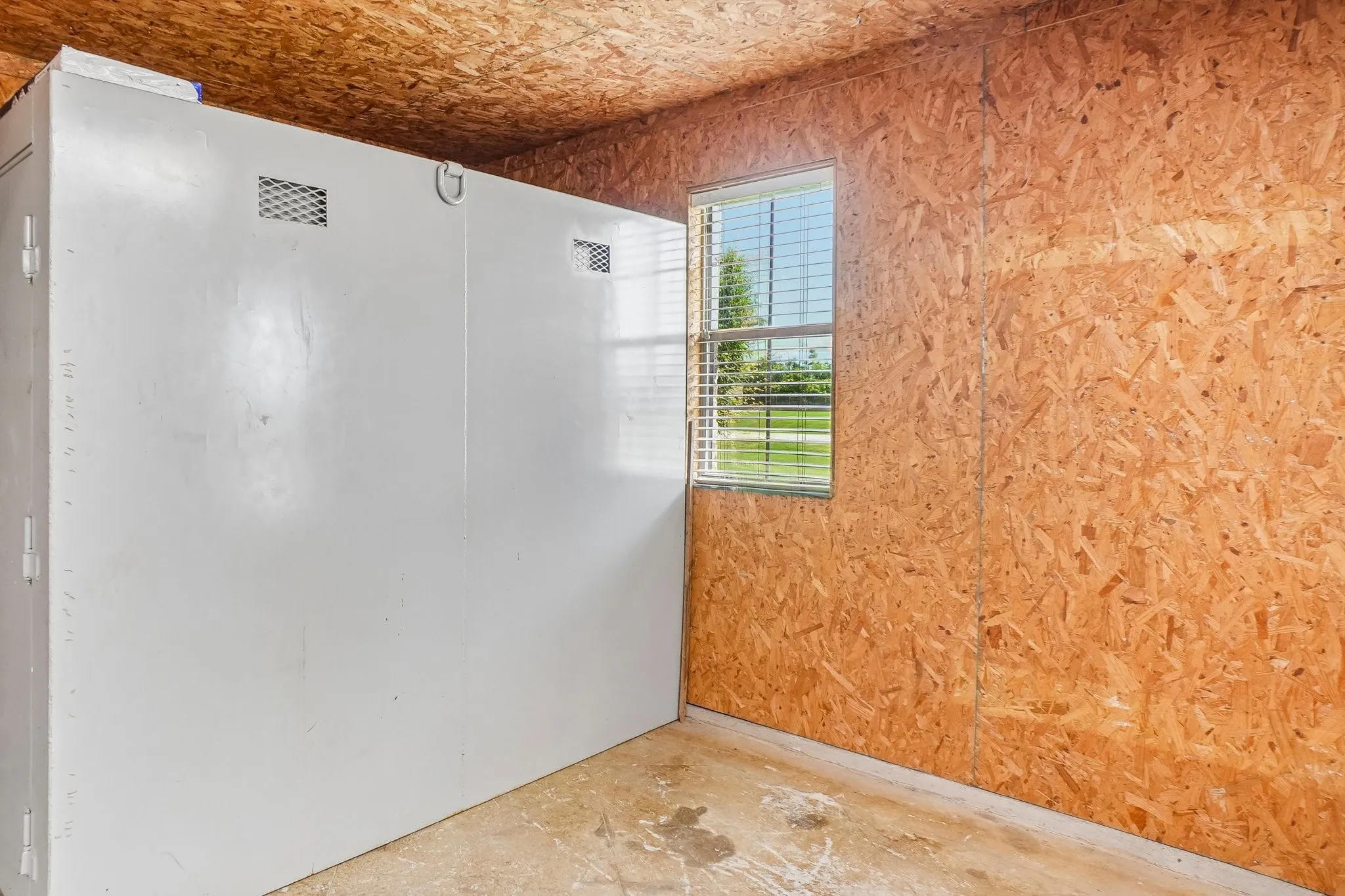 Storm shelter in garage