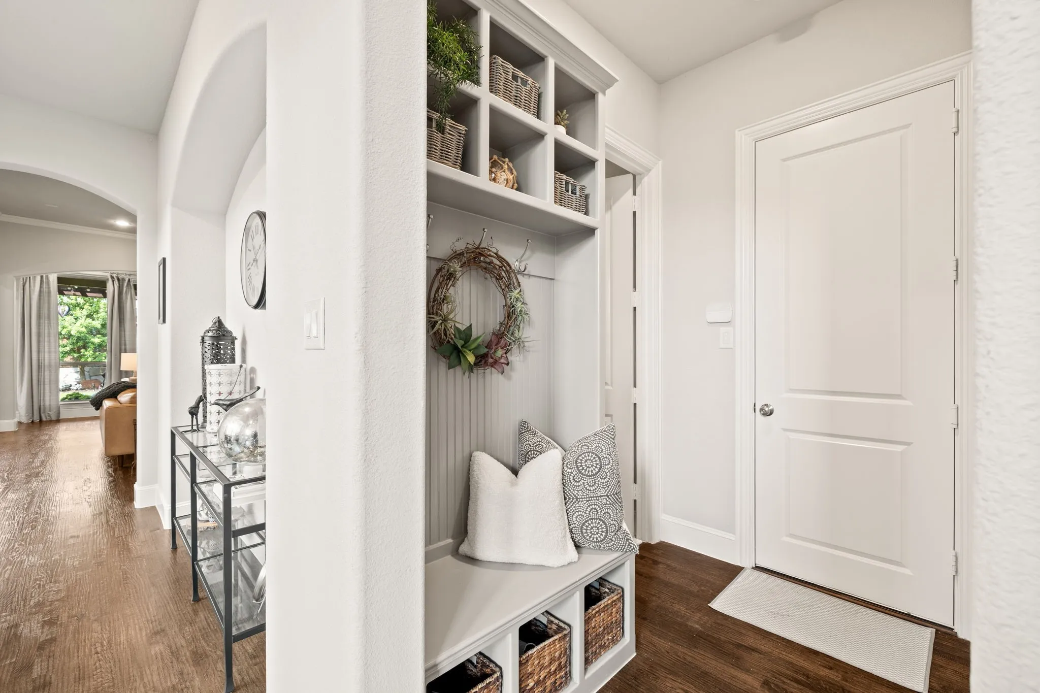 Handy dandy mudroom by the 3 car tandem garage.