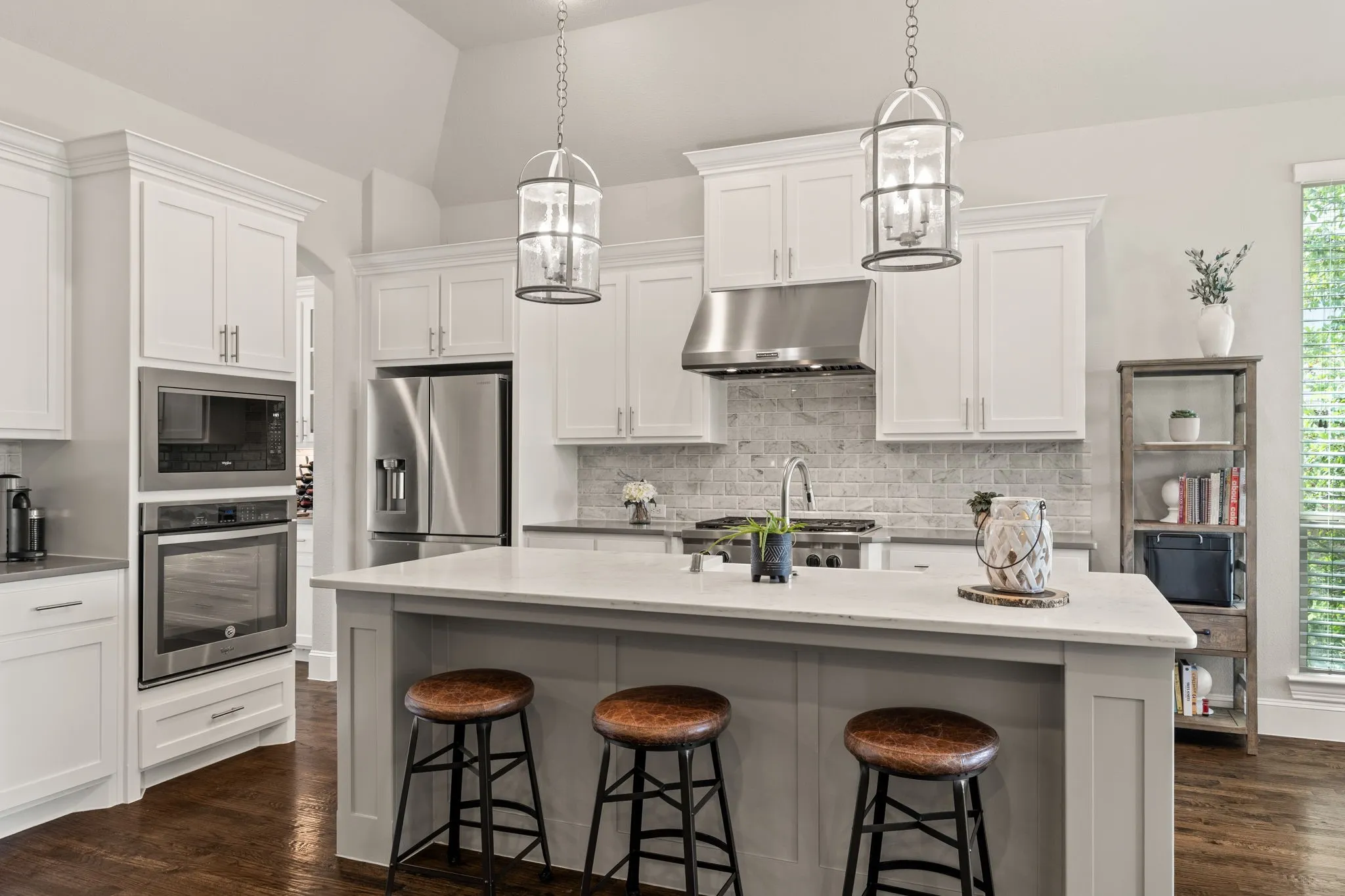 Kitchen with plenty of room for entertaining while you cook.