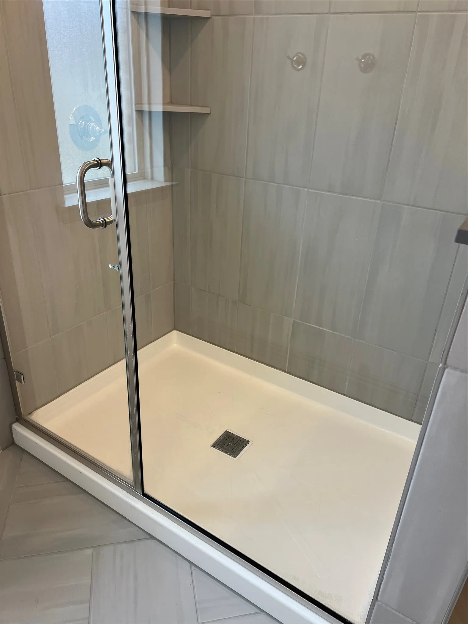 Master walk-in shower
