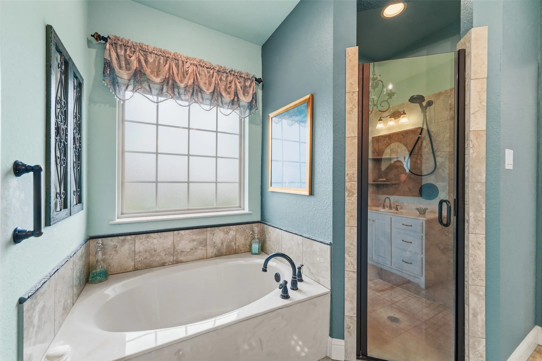 Separate shower