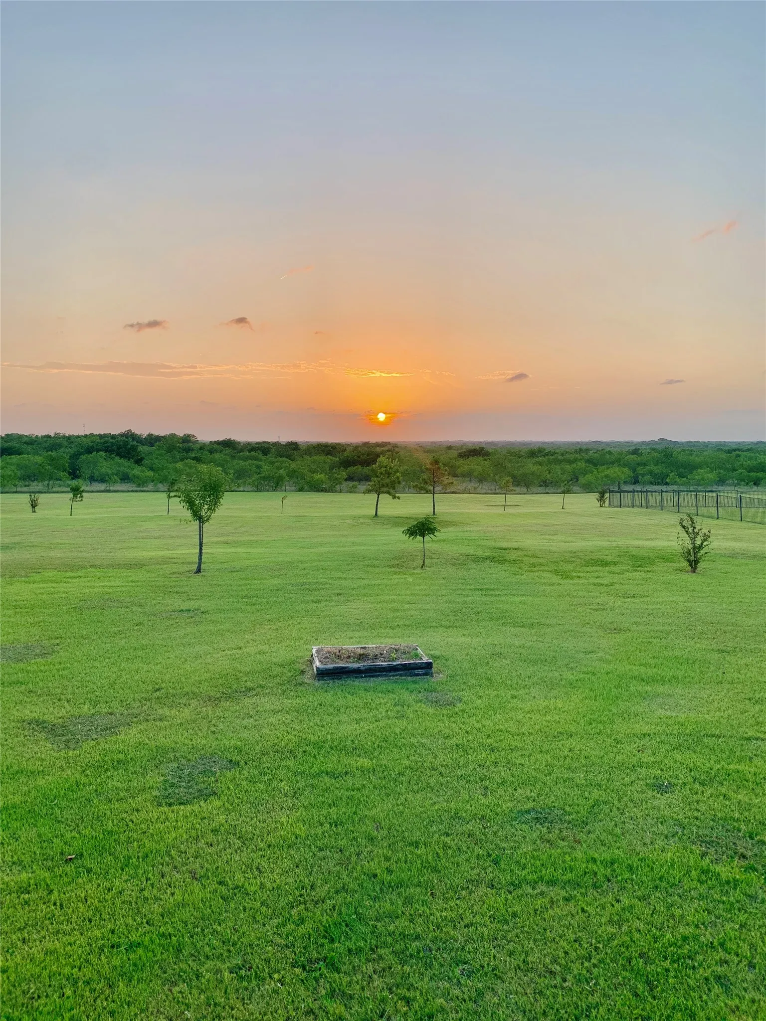 View from porch deck
