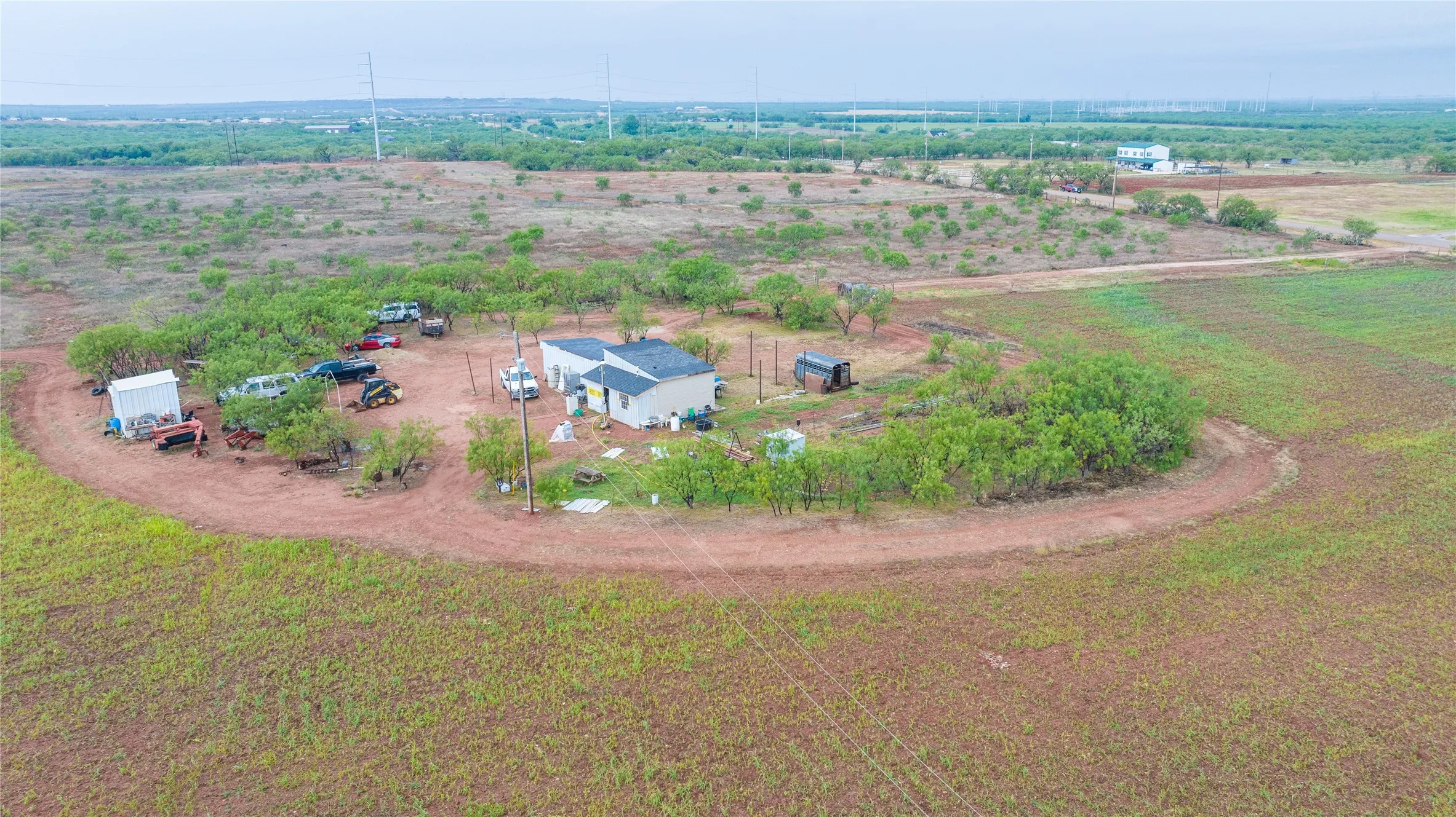Residence with power and septic.