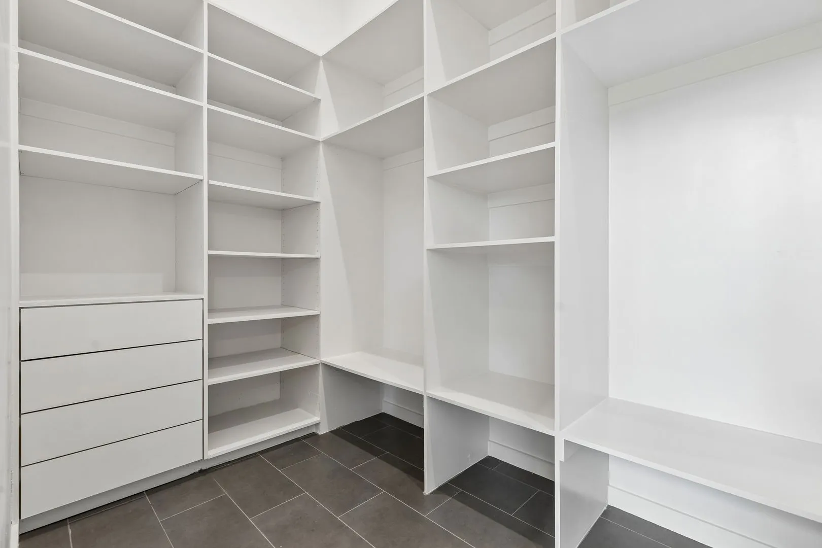 Primary closet