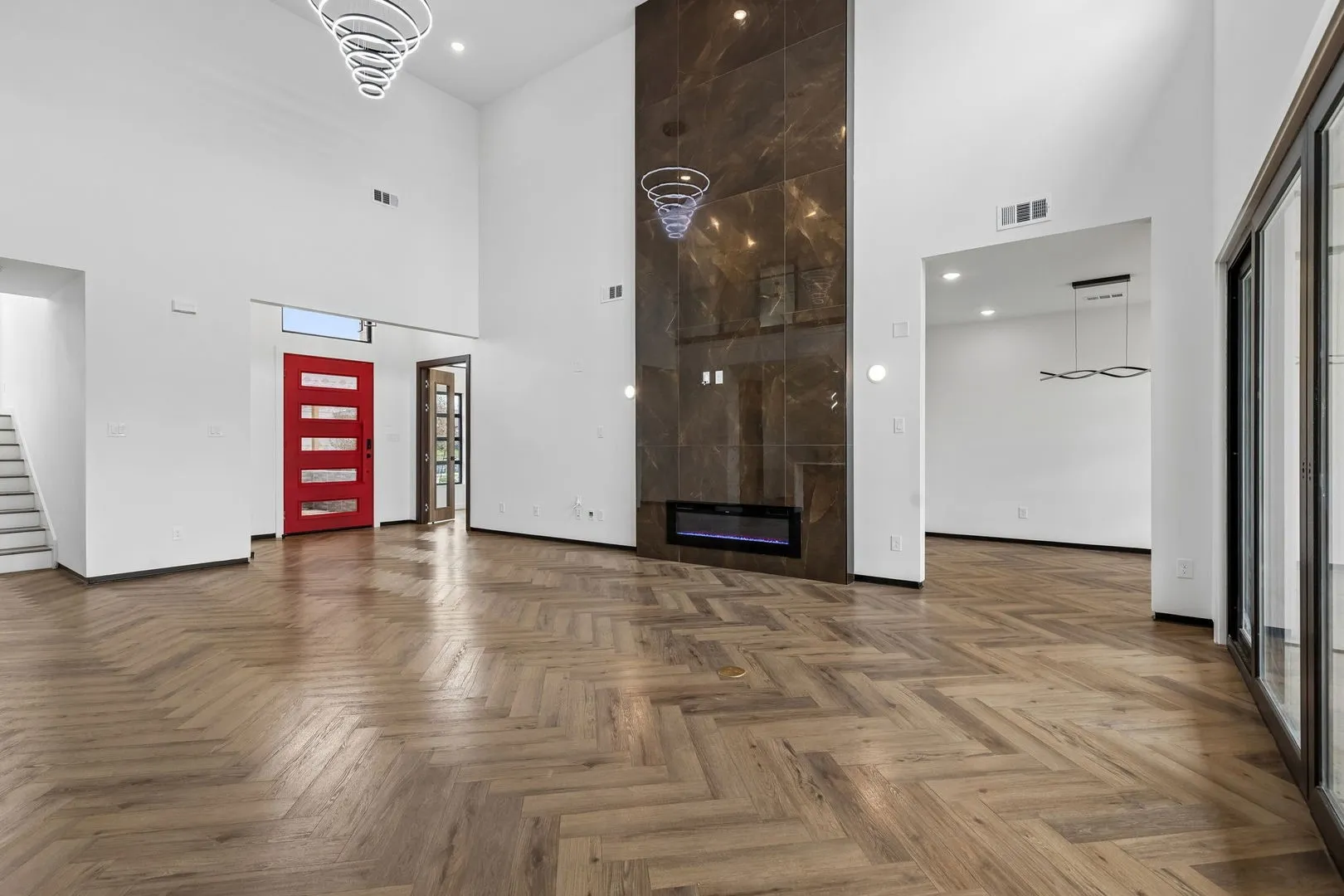 Herringbone flooring
