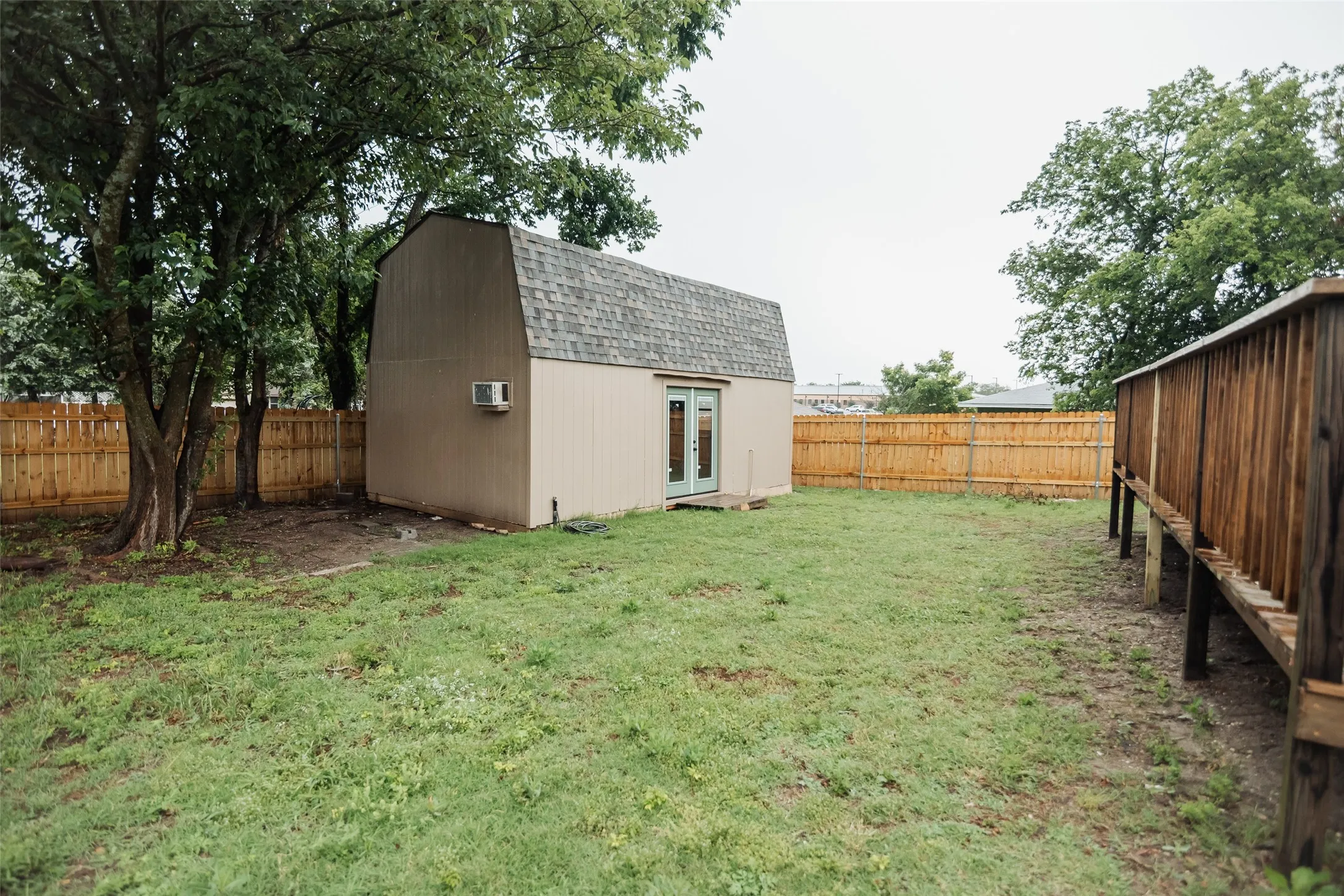 Outbuilding with loft