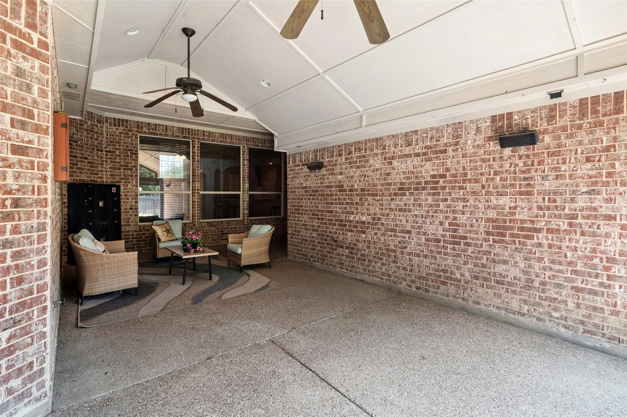 Covered patio