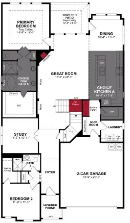 Beazer Homes Valencia on the Lake Summerfield Floorplan.