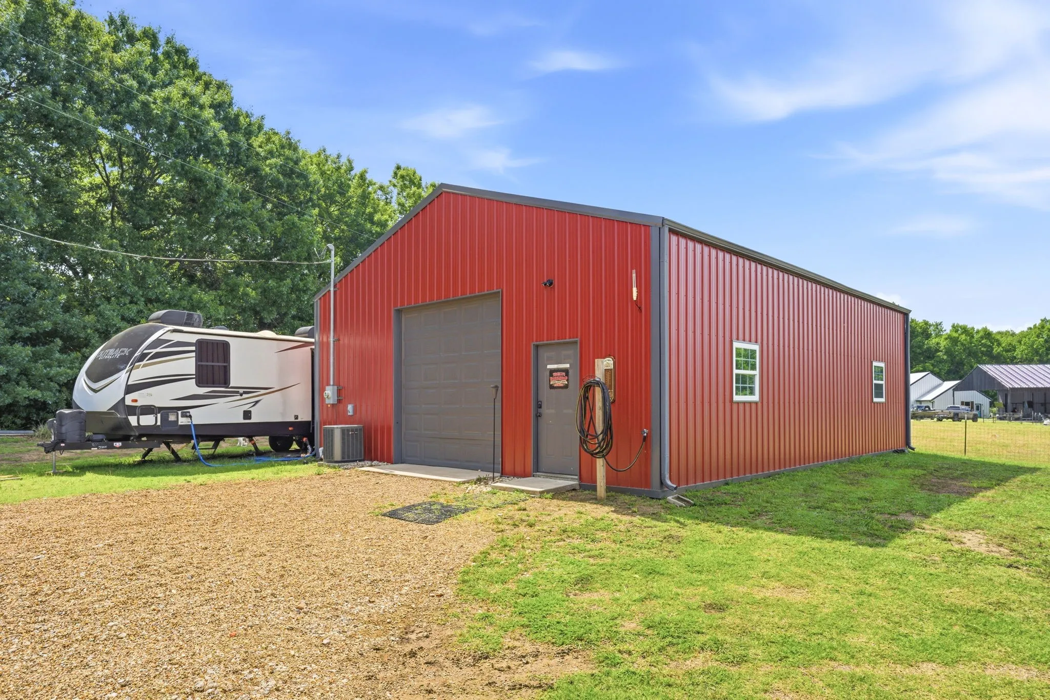 30X40 Shop with RV Hook ups