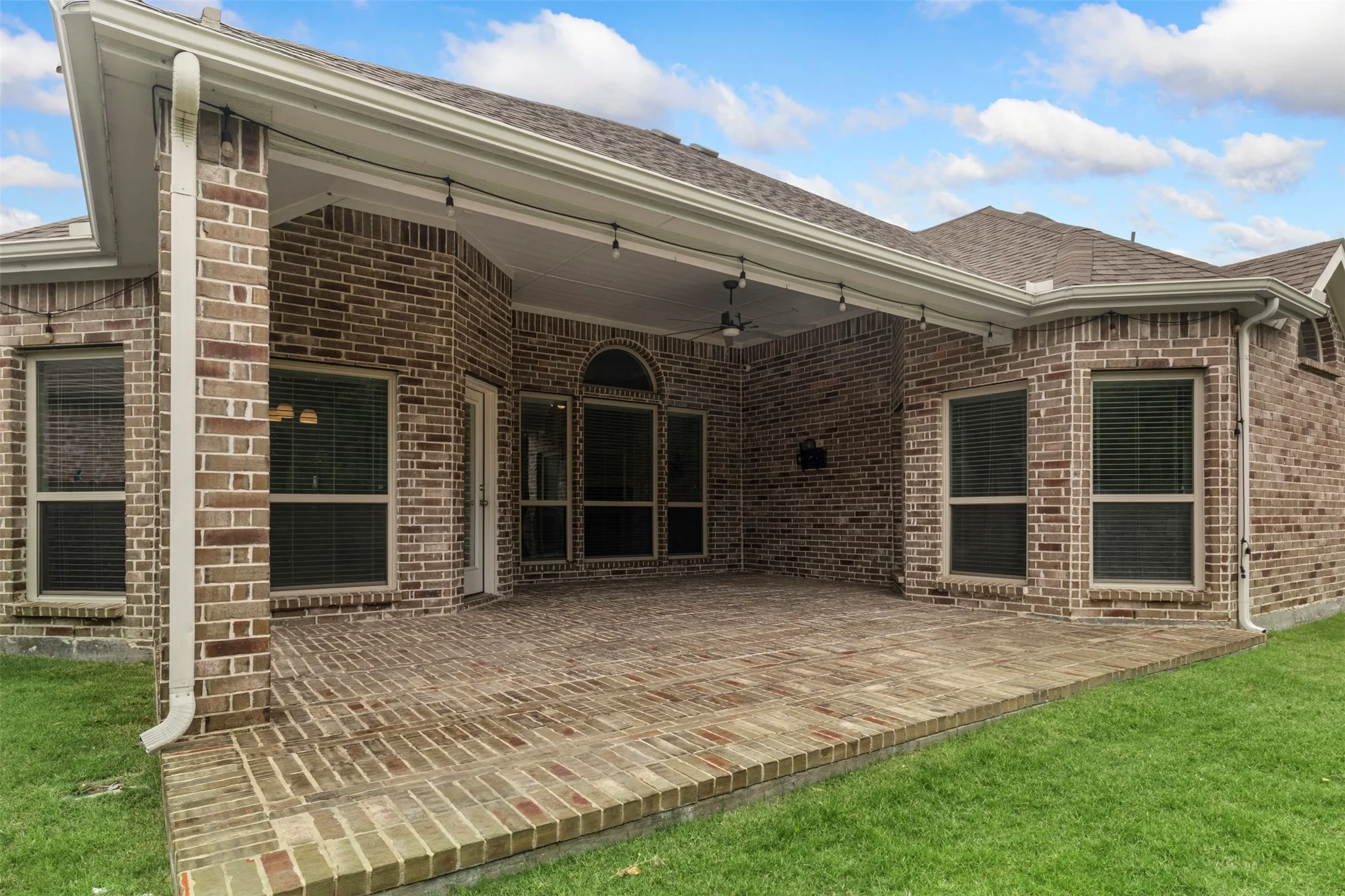 Extra large covered patio