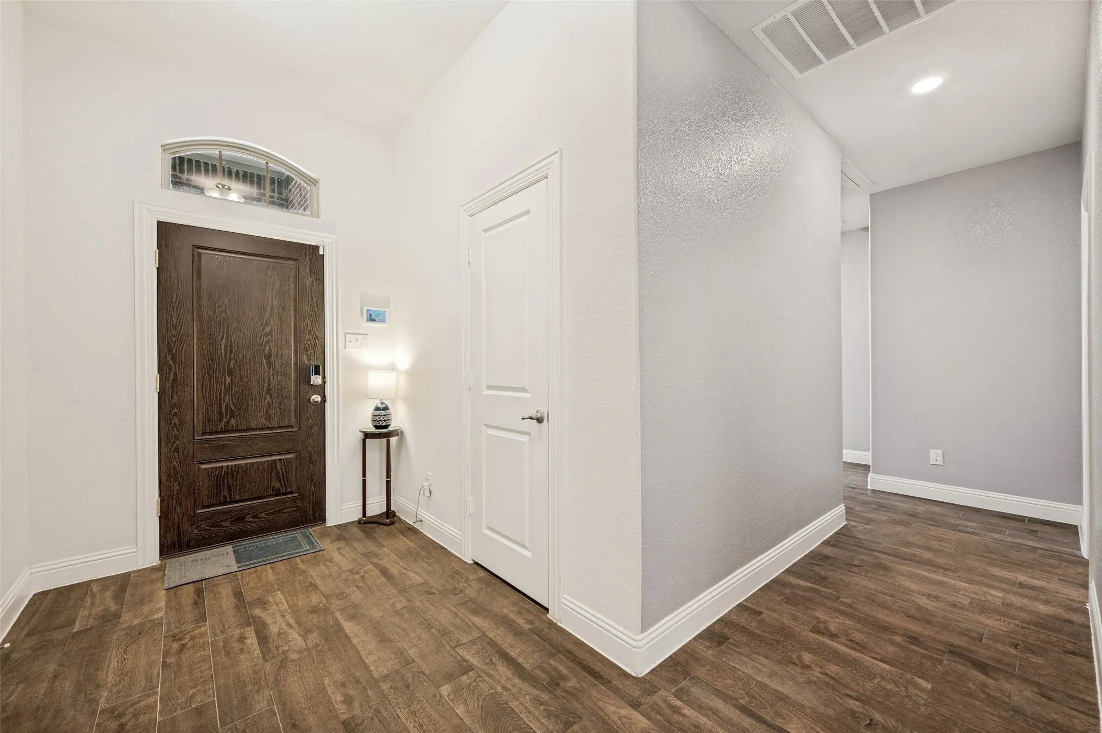 welcoming entry & closet