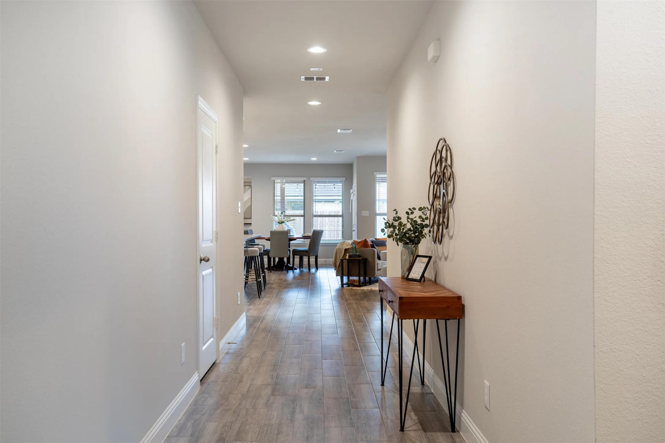 Welcoming entrance with durable hard flooring.