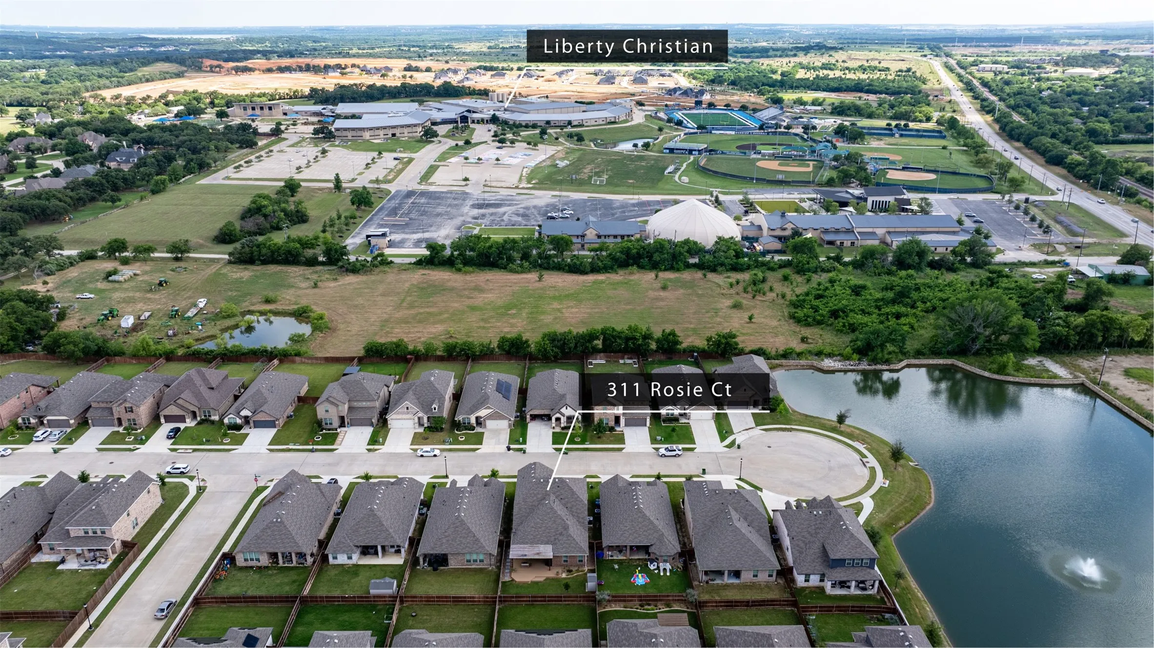 Quiet cul-de-sac! This house is in a great location on the east side of 377, close to Liberty Christian and also within the prestigious Argyle ISD.