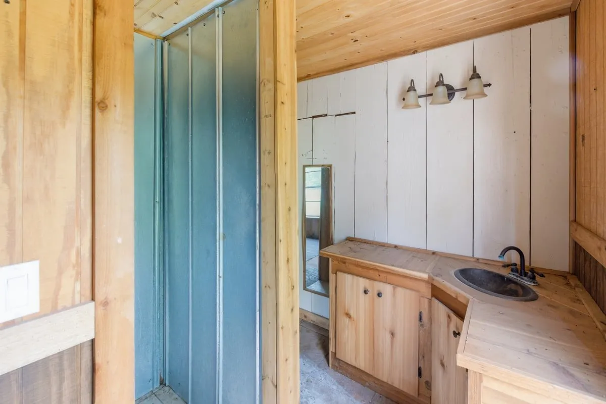in cabin
