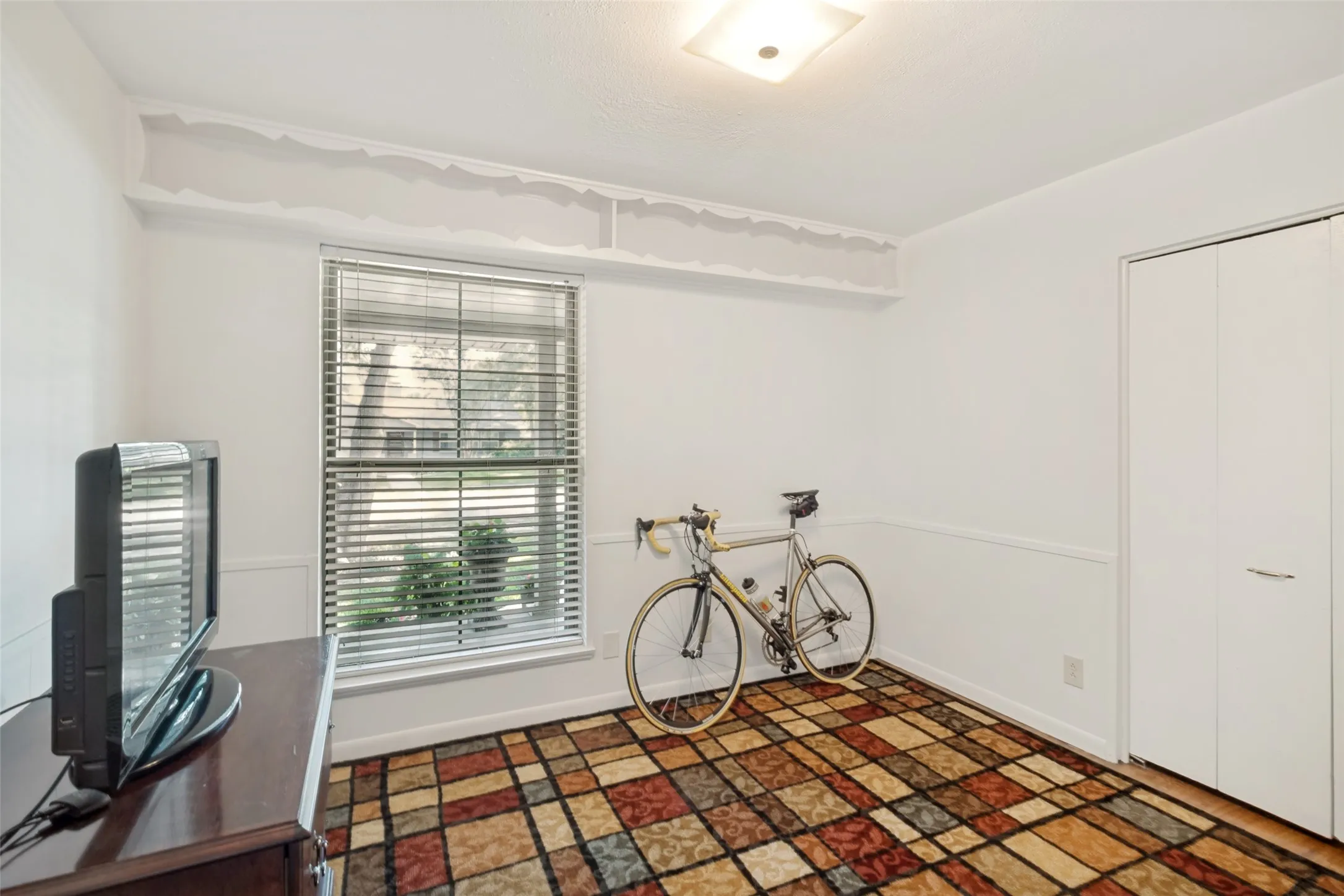 Room with a large window