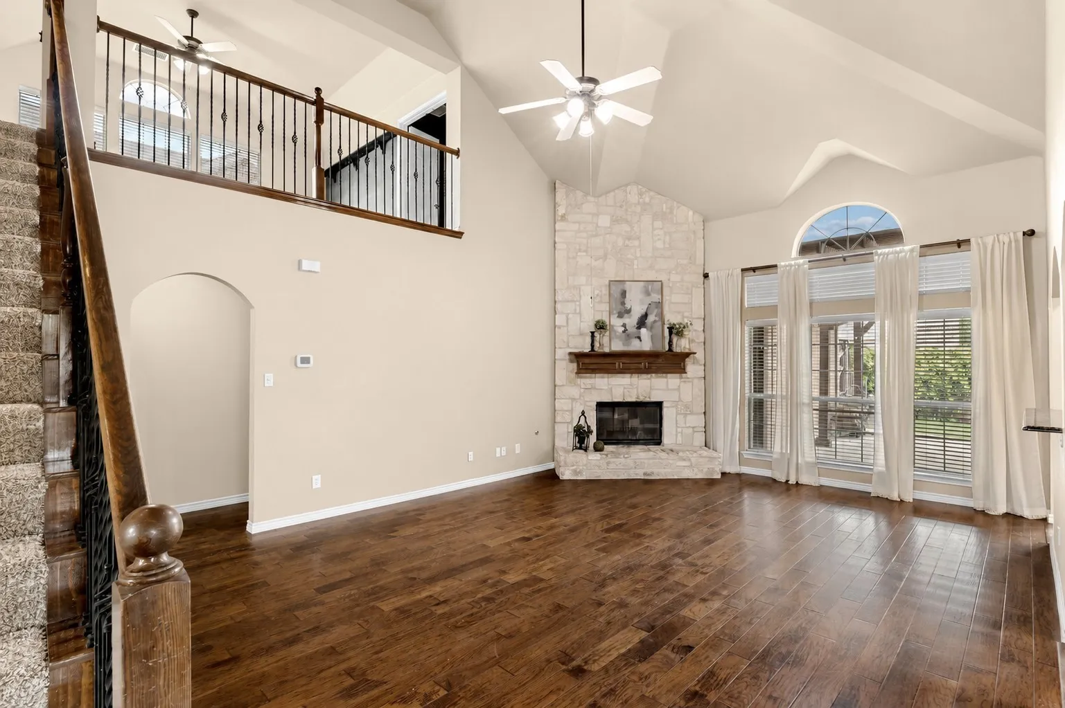 LOTS OF NATURAL LIGHT INTO THE HOME.